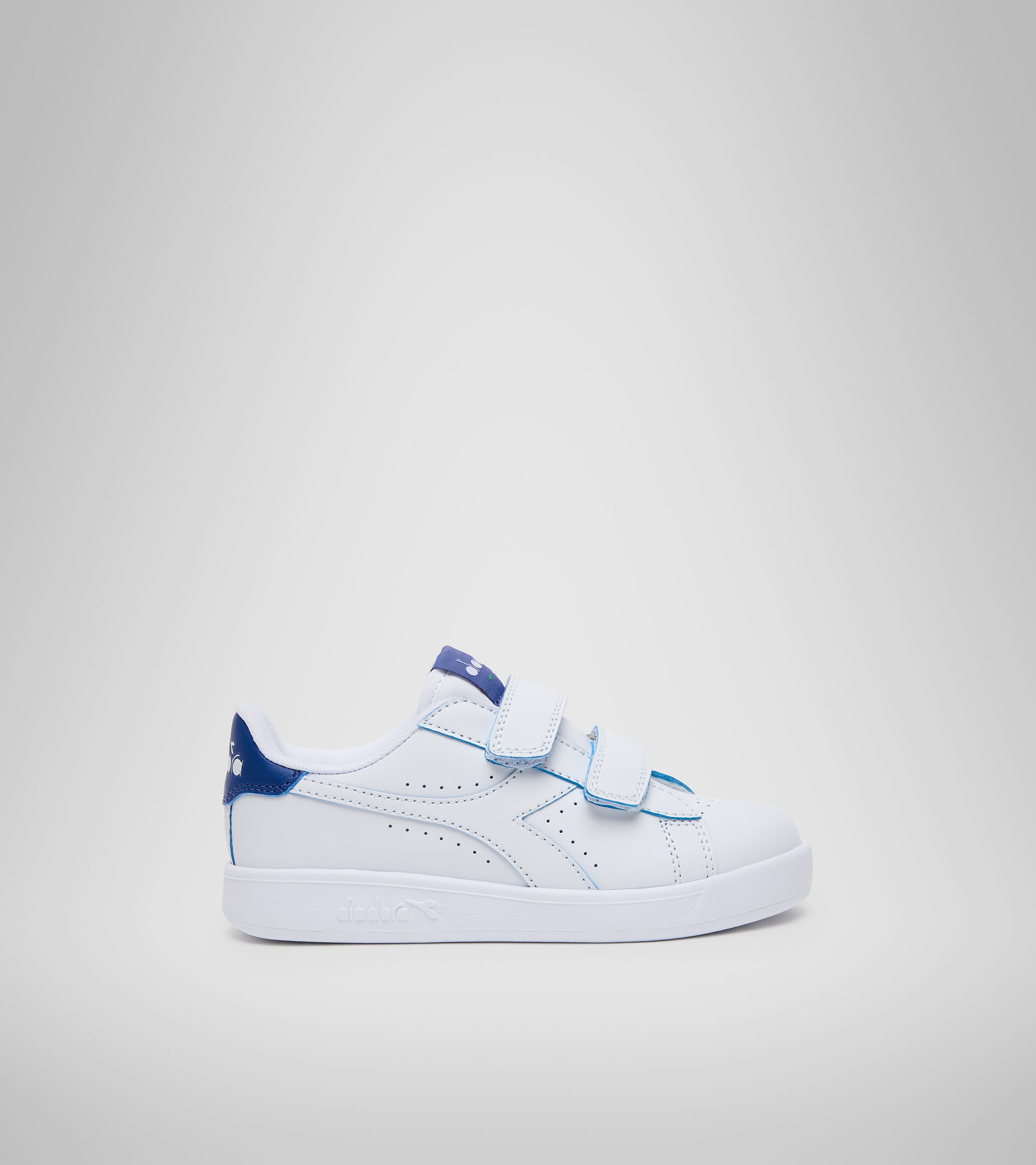 Sports shoes - Kids 4-8 years GAME P SMASH PS WHITE/BLUE EYES - Diadora
