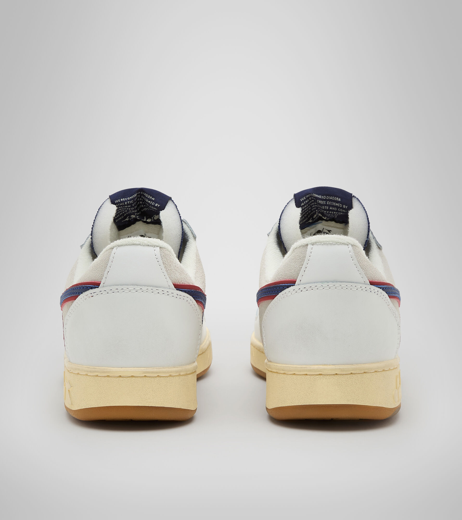Sports shoe - Unisex MAGIC BASKET LOW ICONA WHITE/TWILIGHT BLUE - Diadora