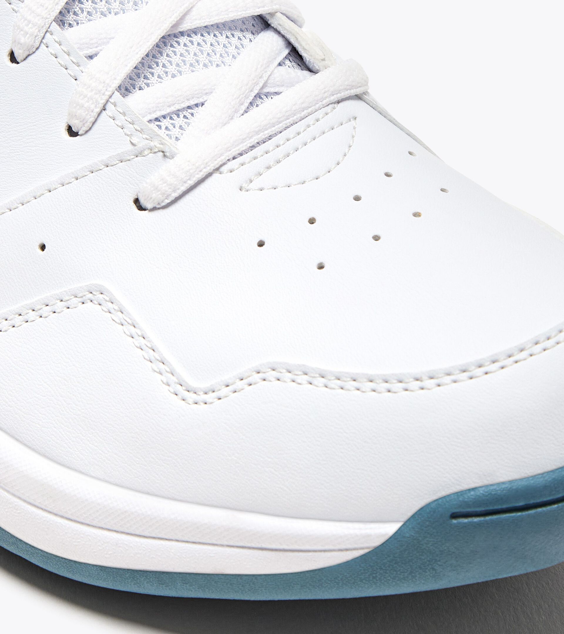 Tennis shoes - Men VOLEE 6 WHITE/OCEANVIEW/SALSA - Diadora