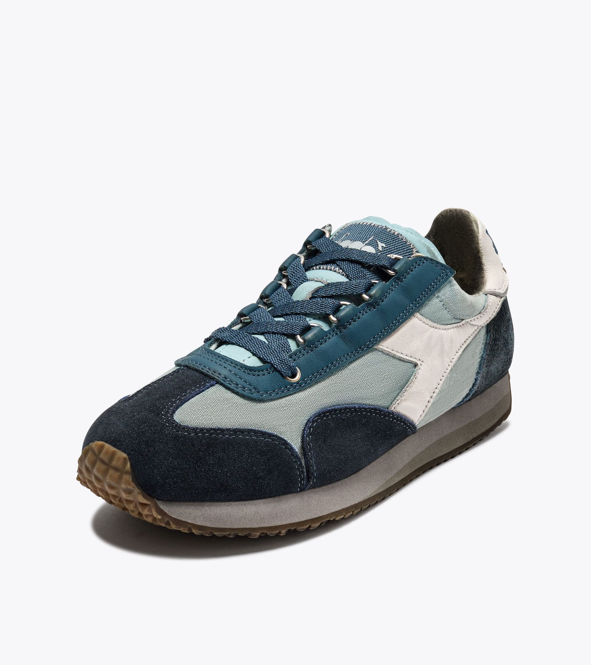 Low-profile Heritage sneaker - All-gender EQUIPE DIRTY SW EVO SKY-BLUE PLUME - Diadora