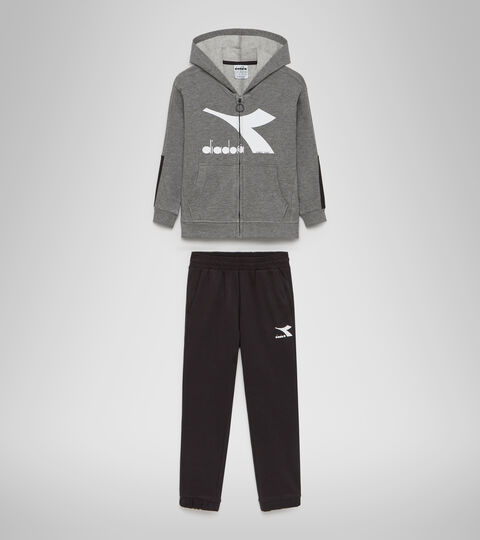 JU.TRACKSUIT HD FZ CHROMIA, GRIS FONCE MELANGE Survêtement de sport - Enfant JU.TRACKSUIT HD FZ CHROMIA GRIS FONCE MELANGE - Diadora
