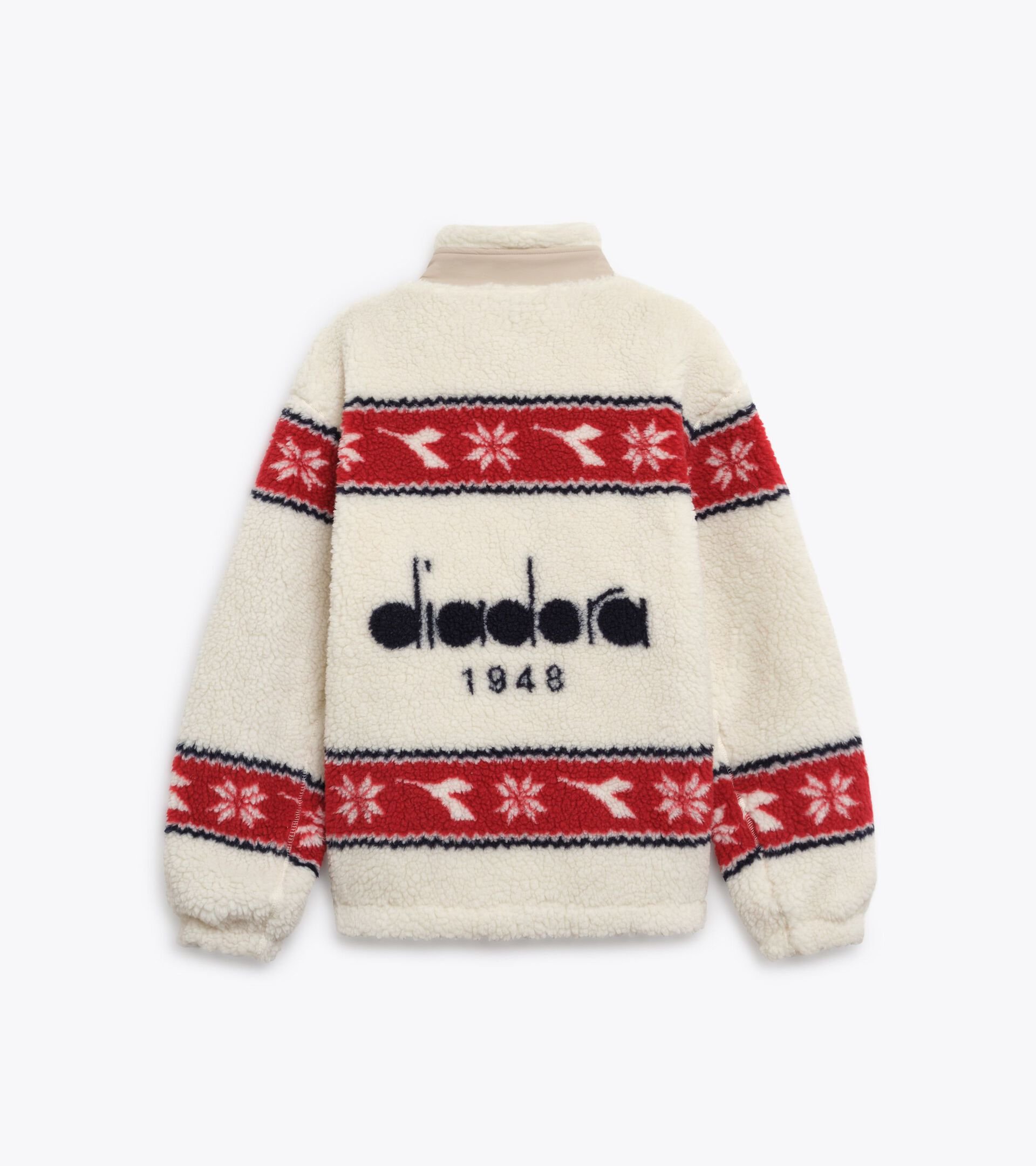 Reversible fleece vest - Exclusive e-commerce & Cortina Store - Women's REVERSIBLE POLAR FLEECE JACKET WHITE - Diadora