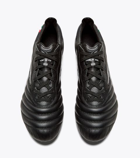 BRASIL ELITE2 TECH ITA LPX, BLACK Firm ground and synthetic pitches football boots - Made in Italy BRASIL ELITE2 TECH ITA LPX BLACK - Diadora