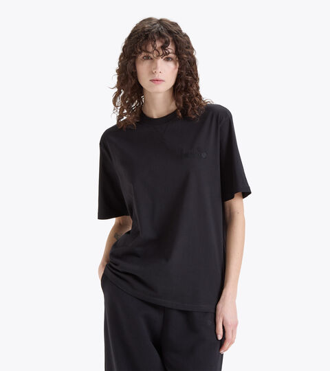 Cotton t-shirt - Gender neutral T-SHIRT SS SPW LOGO BLACK - Diadora