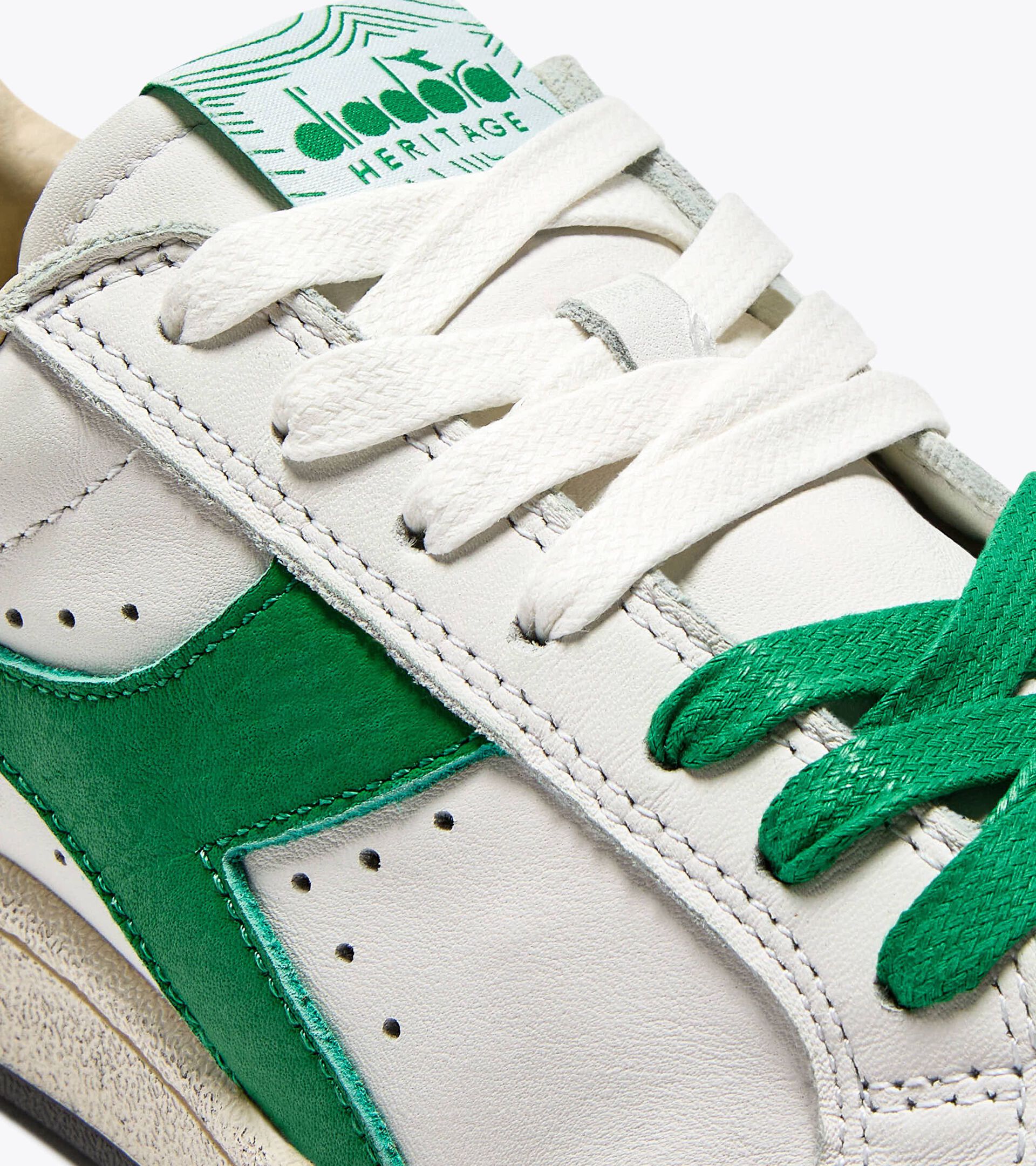 Heritage sneaker made from leather - All-gender PRESTIGE USED WHITE/PEAS CREAM - Diadora