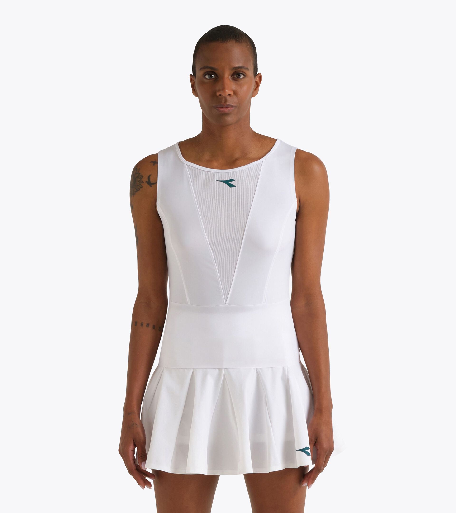 Top t&eacute;cnico con tecnolog&iacute;a FIBRAZERO - Competici&oacute;n - Mujer L. TANK MATCH FIBRAZERO BLANCO VIVO - Diadora