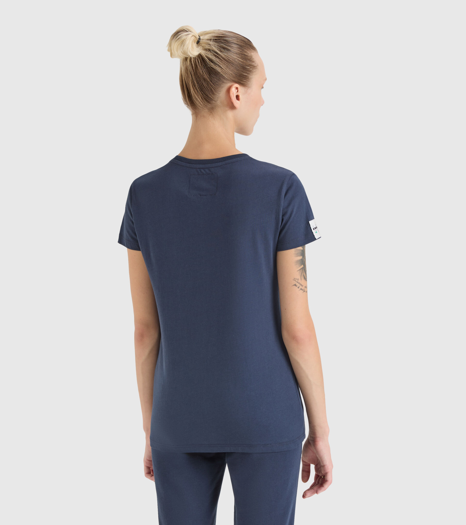 T-shirt en coton - Femme L. T-SHIRT SS MII BLEU CORSAIRE - Diadora