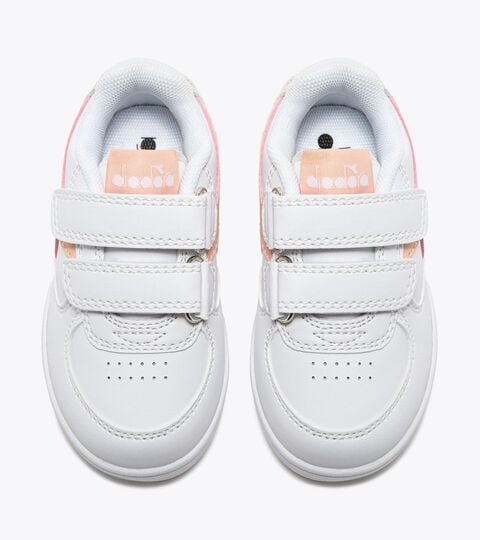 RAPTOR LOW TD, WHITE/PEACH PARFAIT Sports shoes - Toddlers 1-4 years RAPTOR LOW TD WHITE/PEACH PARFAIT - Diadora