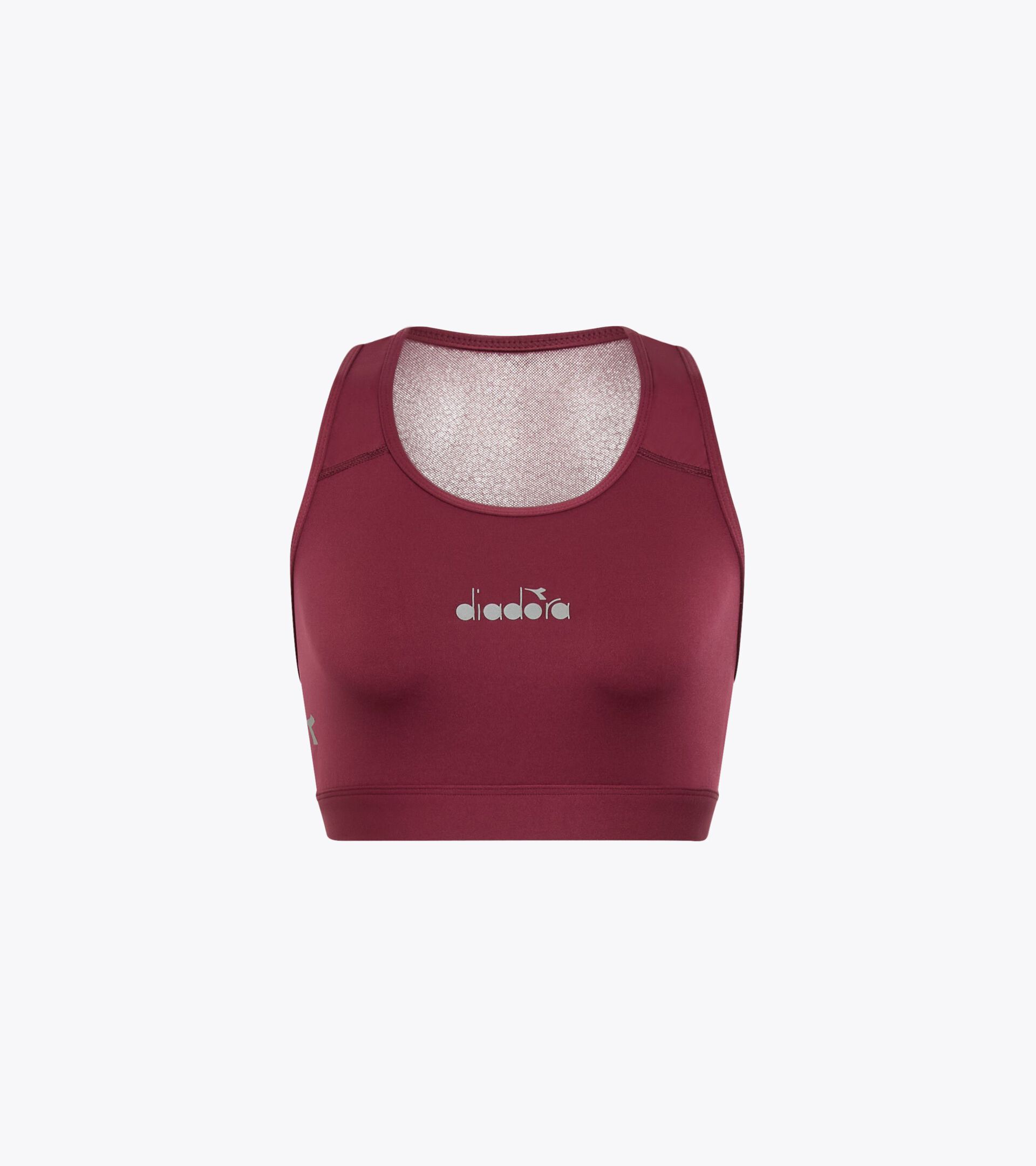 Medium support bra - Women L. MEDIUM BRA MAROON BANNER - Diadora