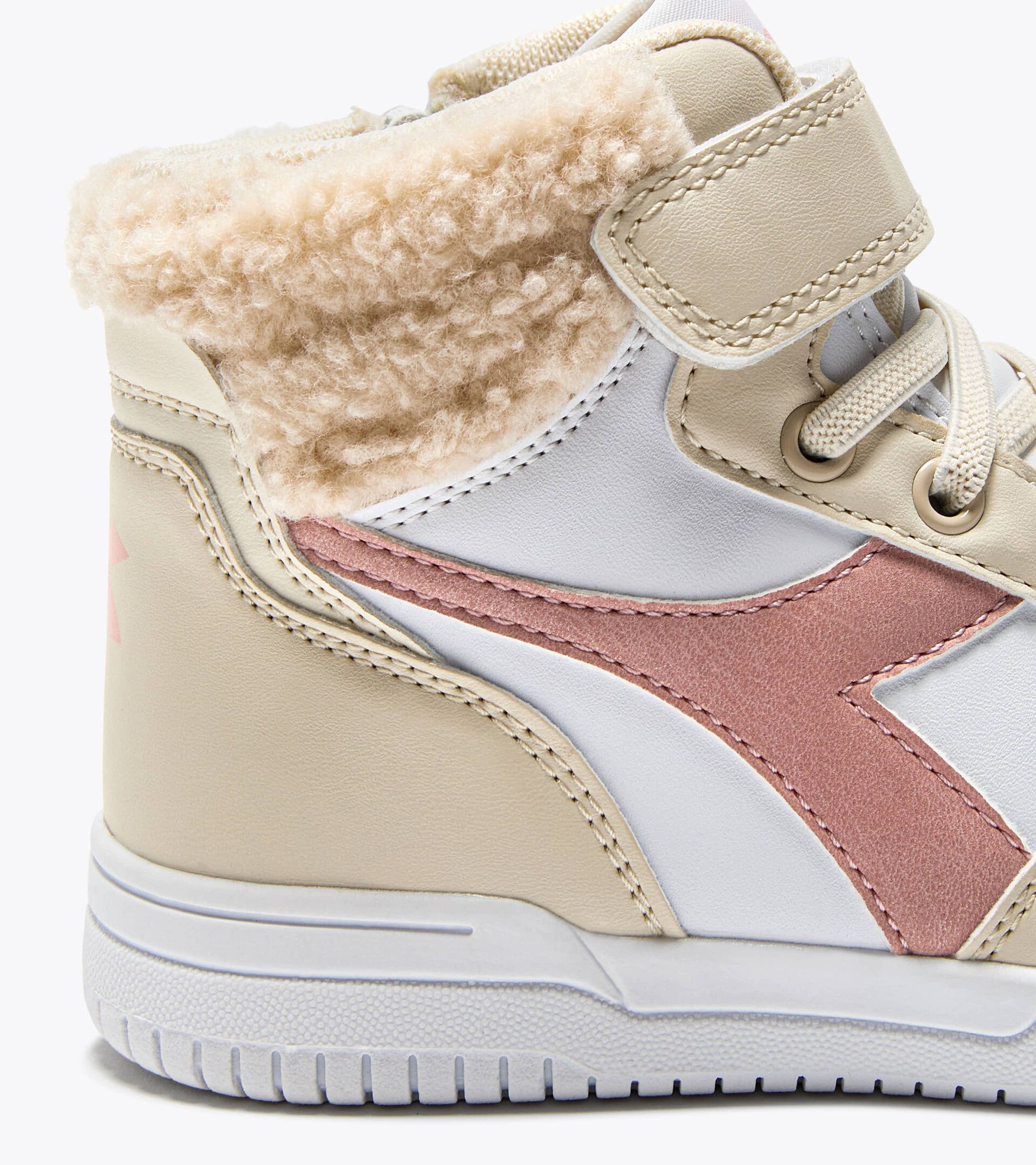 Sports shoes - Kids 4-8 years RAPTOR MID FRIZZLE PS PINK BLOSSOM - Diadora