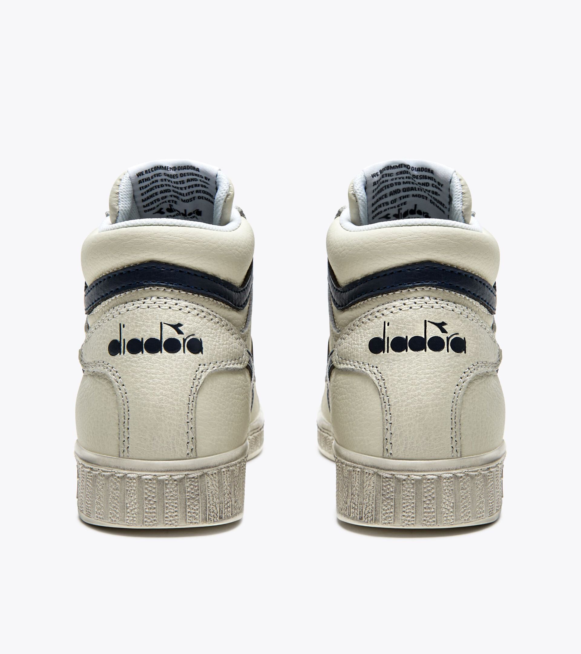 Zapatilla deportiva - Para todos los géneros GAME L HIGH WAXED BLANCO/UNIFORME AZUL - Diadora