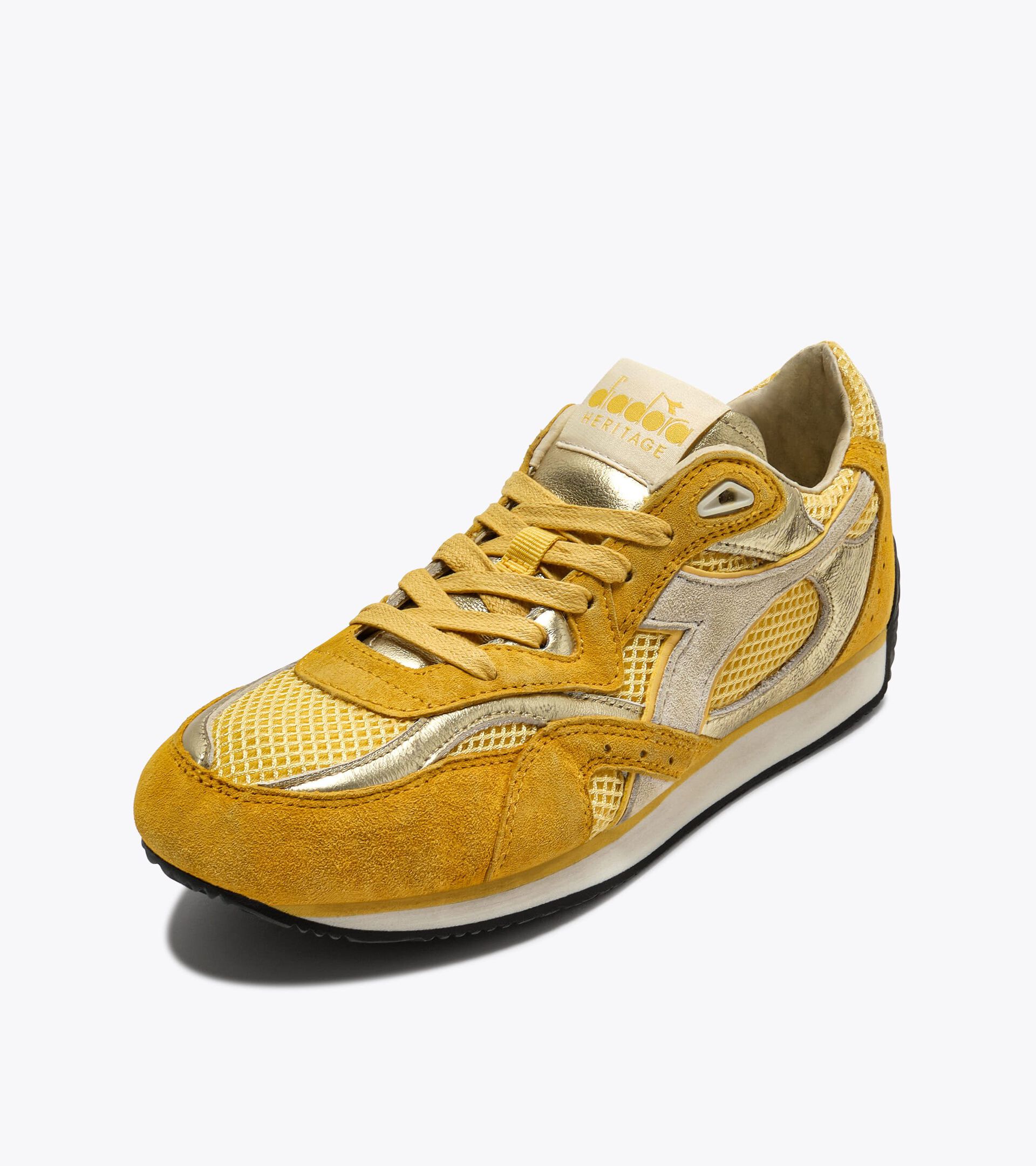 Sneakers Heritage en cuir - Profil bas - Pour tous les genres EQUIPE REVENGE SW WN OMBRE VERT - Diadora