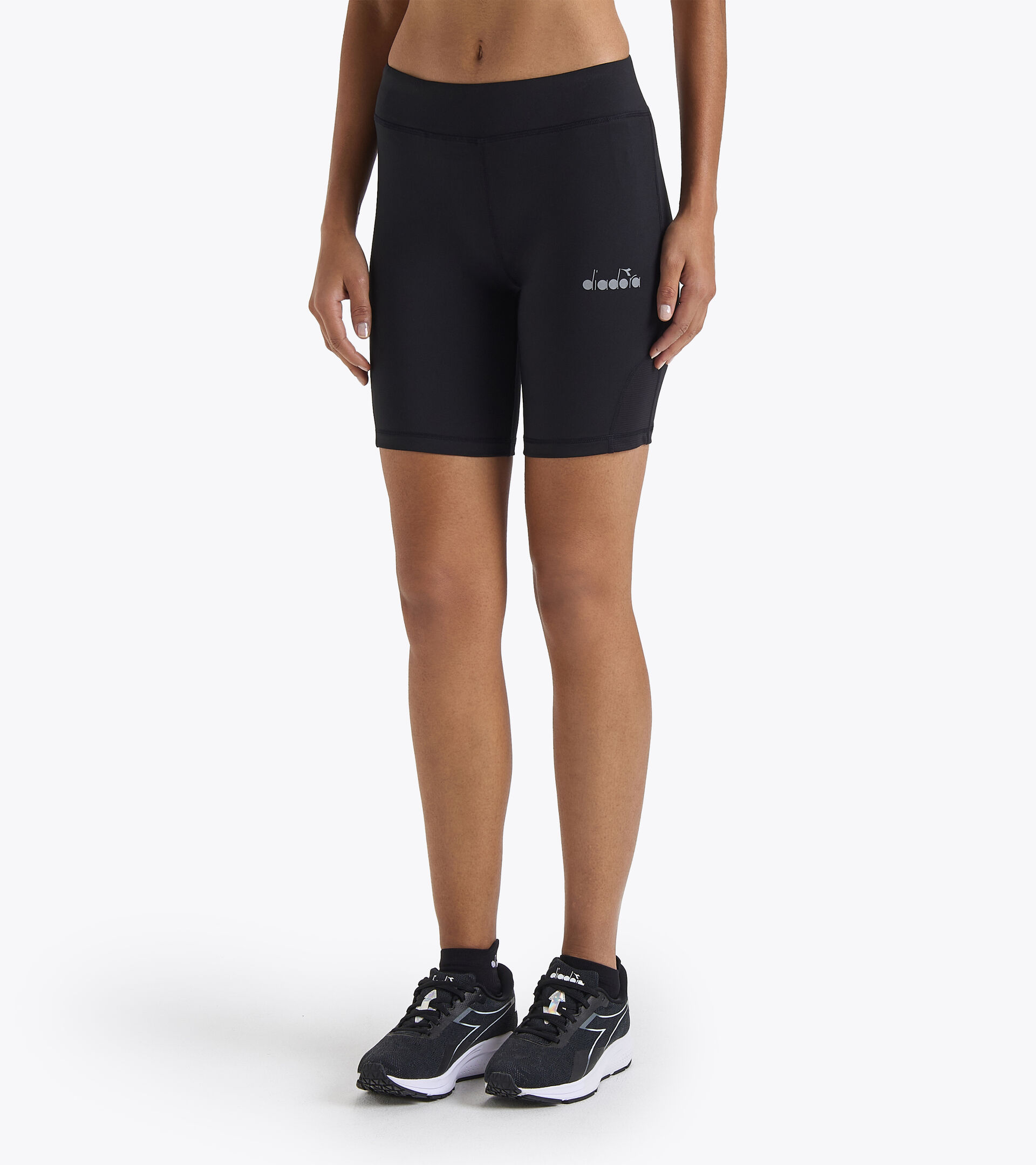 Short de course - Femme L. SHORT TIGHTS NOIR - Diadora