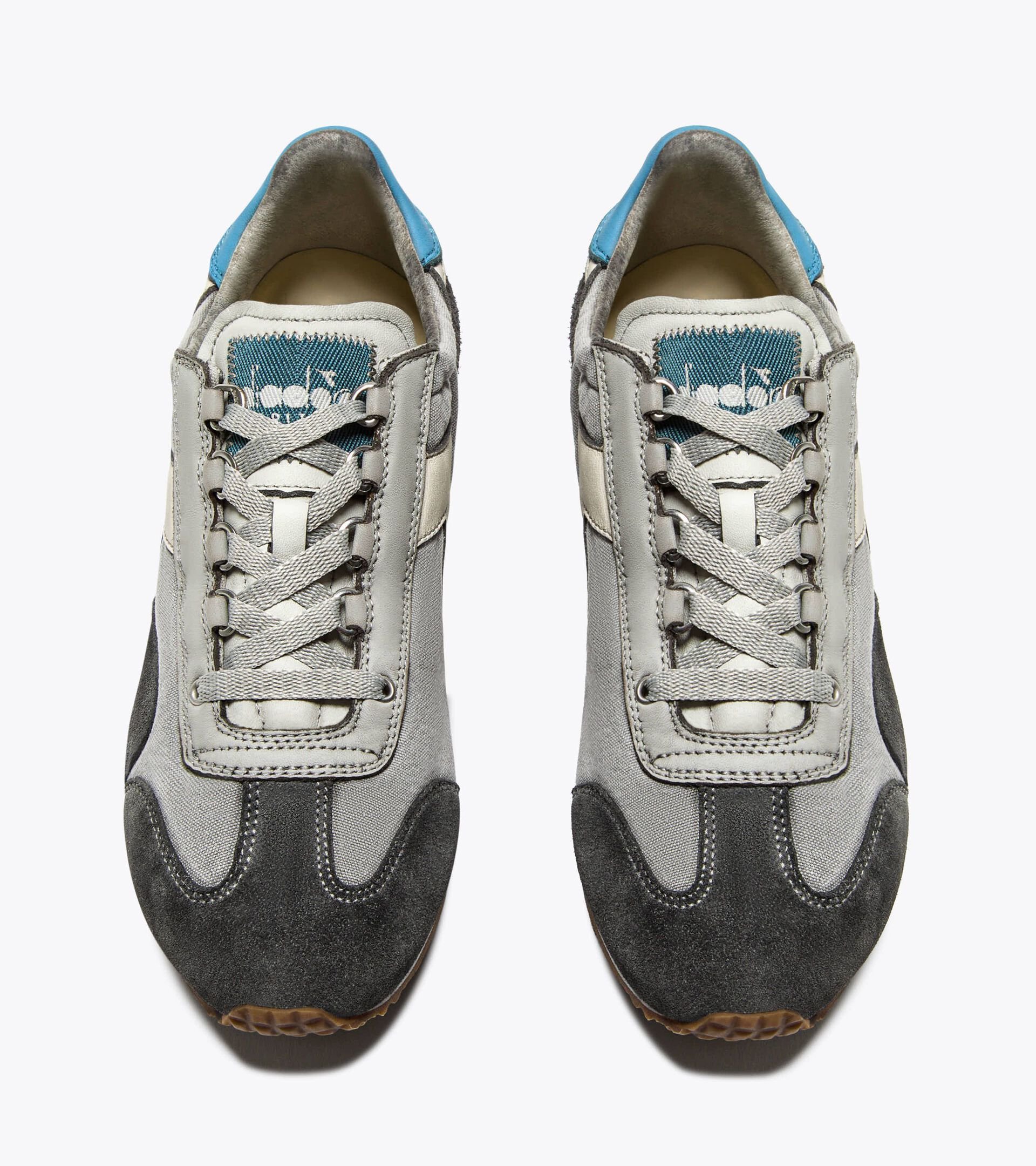 Low-profile Heritage sneaker - All-gender EQUIPE DIRTY SW EVO SKY-BLUE DIAMOND - Diadora
