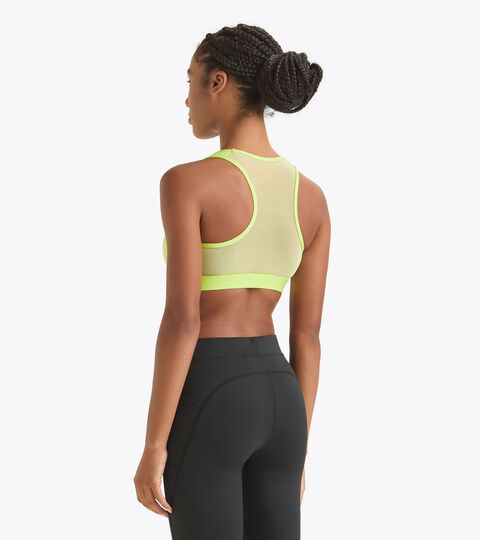 Medium support bra - Women L. MEDIUM BRA SHADOW LIME - Diadora