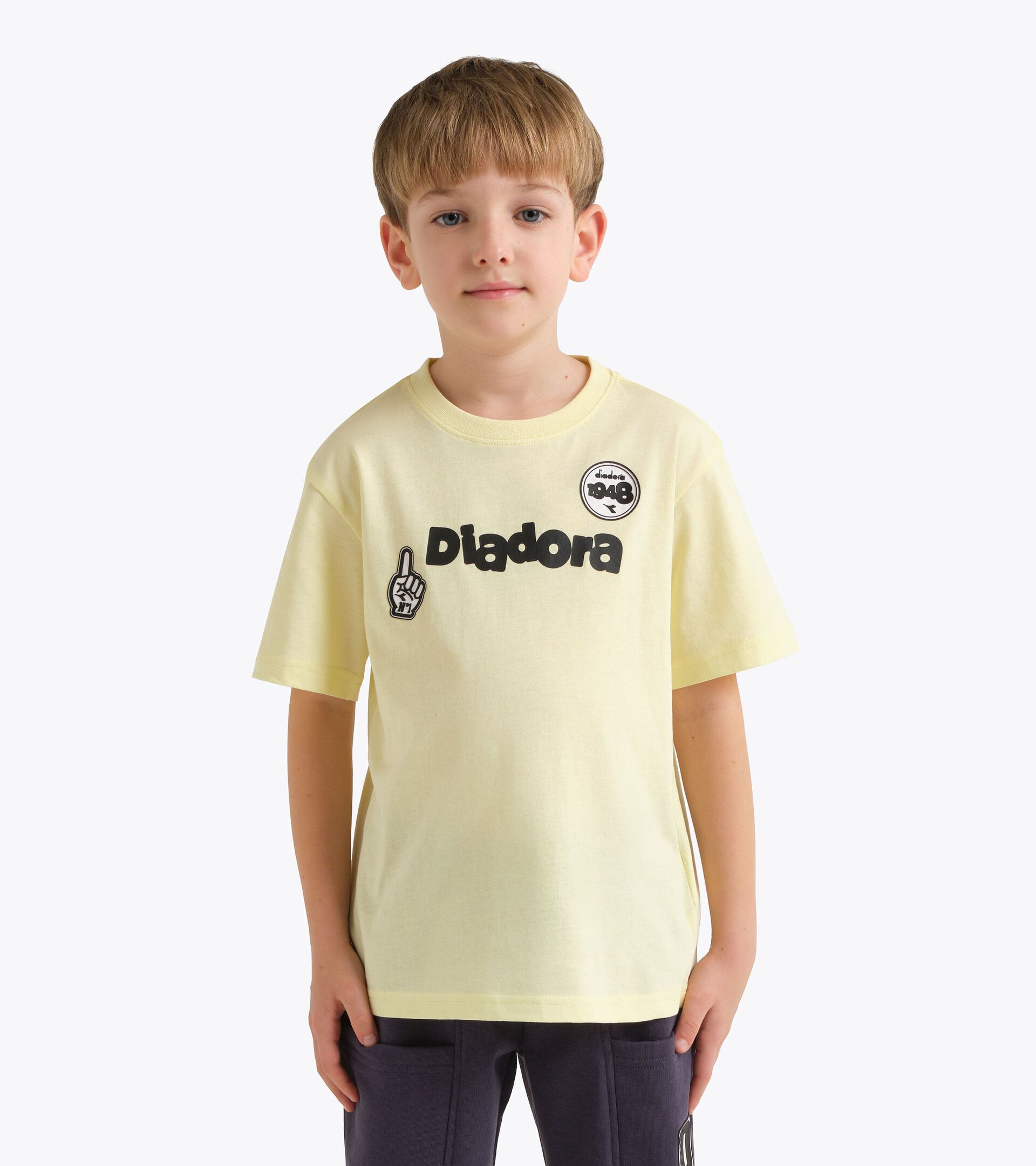 T-shirt en coton - Gar&ccedil;on
 JB. T-SHIRT SS ESS. SPORTS BL JAUNE CIRE - Diadora