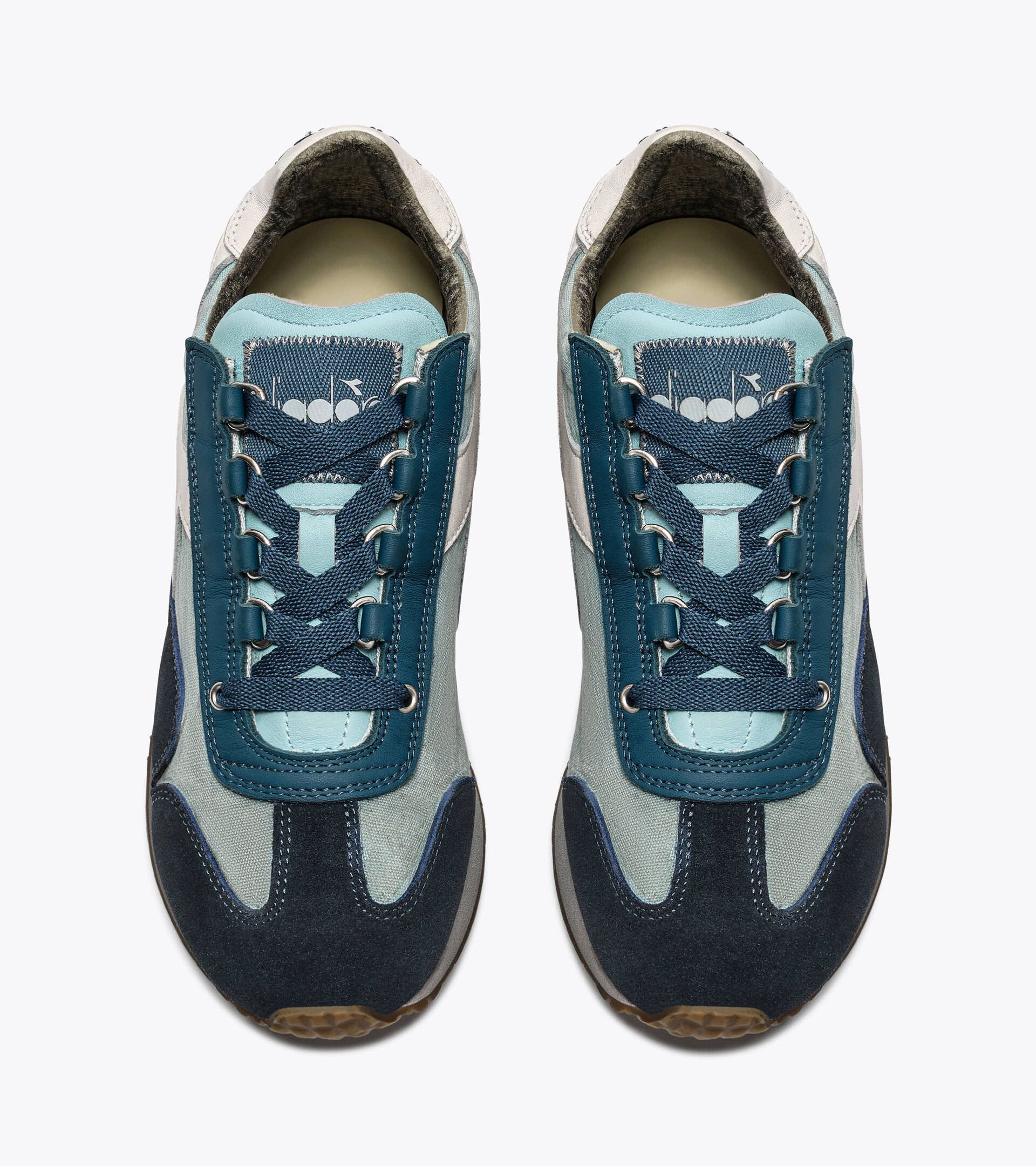 Low-profile Heritage sneaker - All-gender EQUIPE DIRTY SW EVO SKY-BLUE PLUME - Diadora