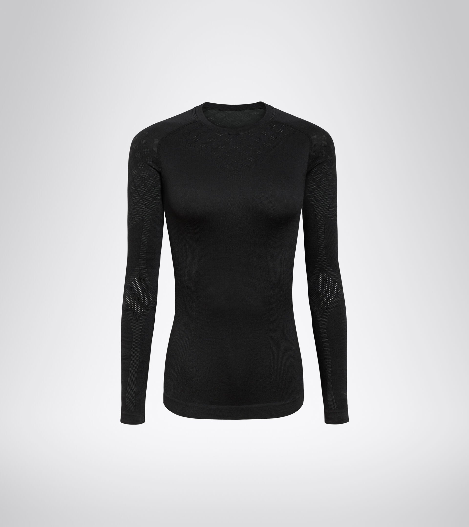 Long-sleeved training t-shirt - Women L. LS T-SHIRT ACT BLACK - Diadora