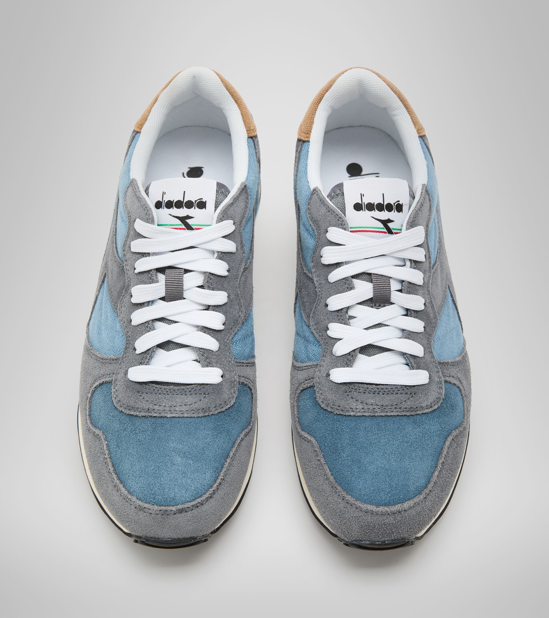 Sports shoes - Unisex CAMARO SUEDE BLUE MIRAGE/PEWTER - Diadora