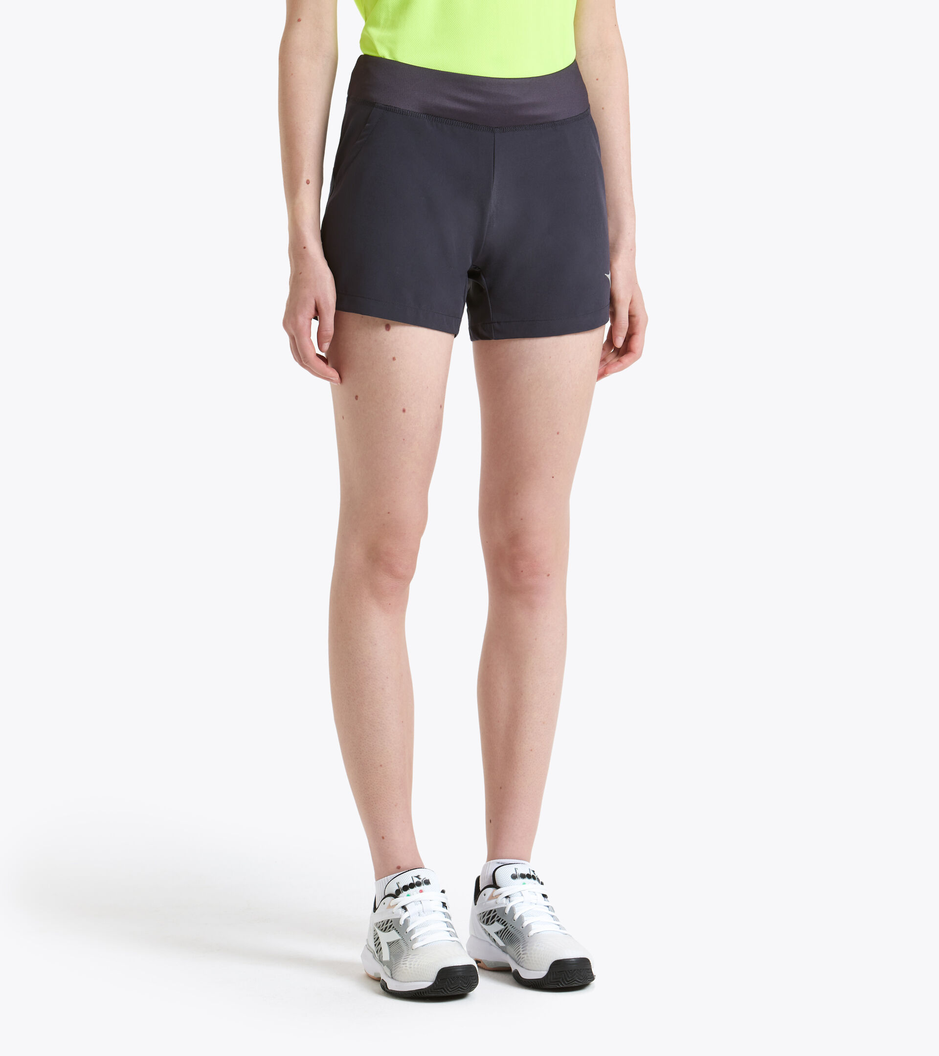 Damen-Tennis-Shorts L. SHORT COURT NEUN EISEN - Diadora