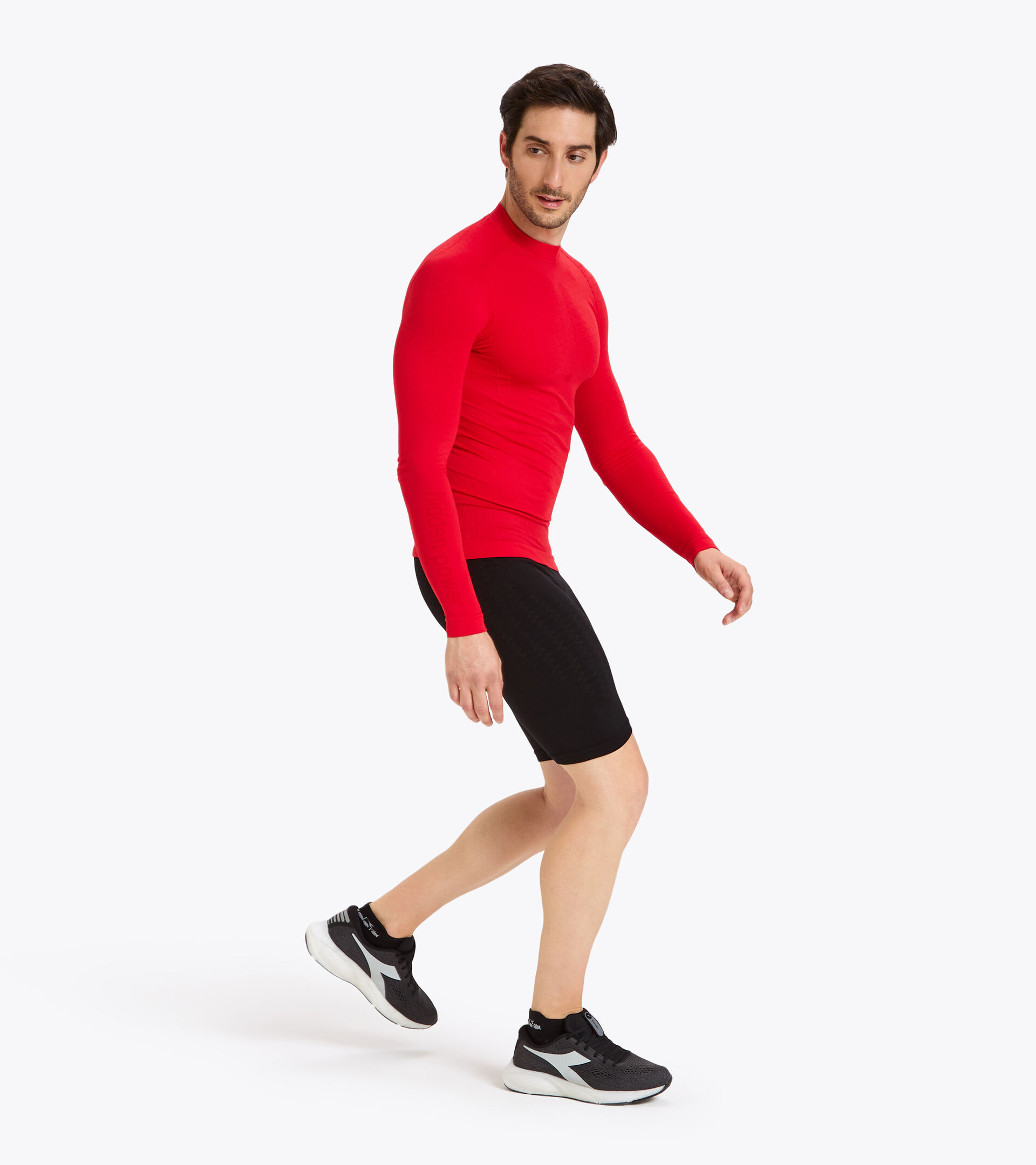 Long-sleeved training t-shirt - Men LS TURTLE NECK ACT LYCHEE - Diadora
