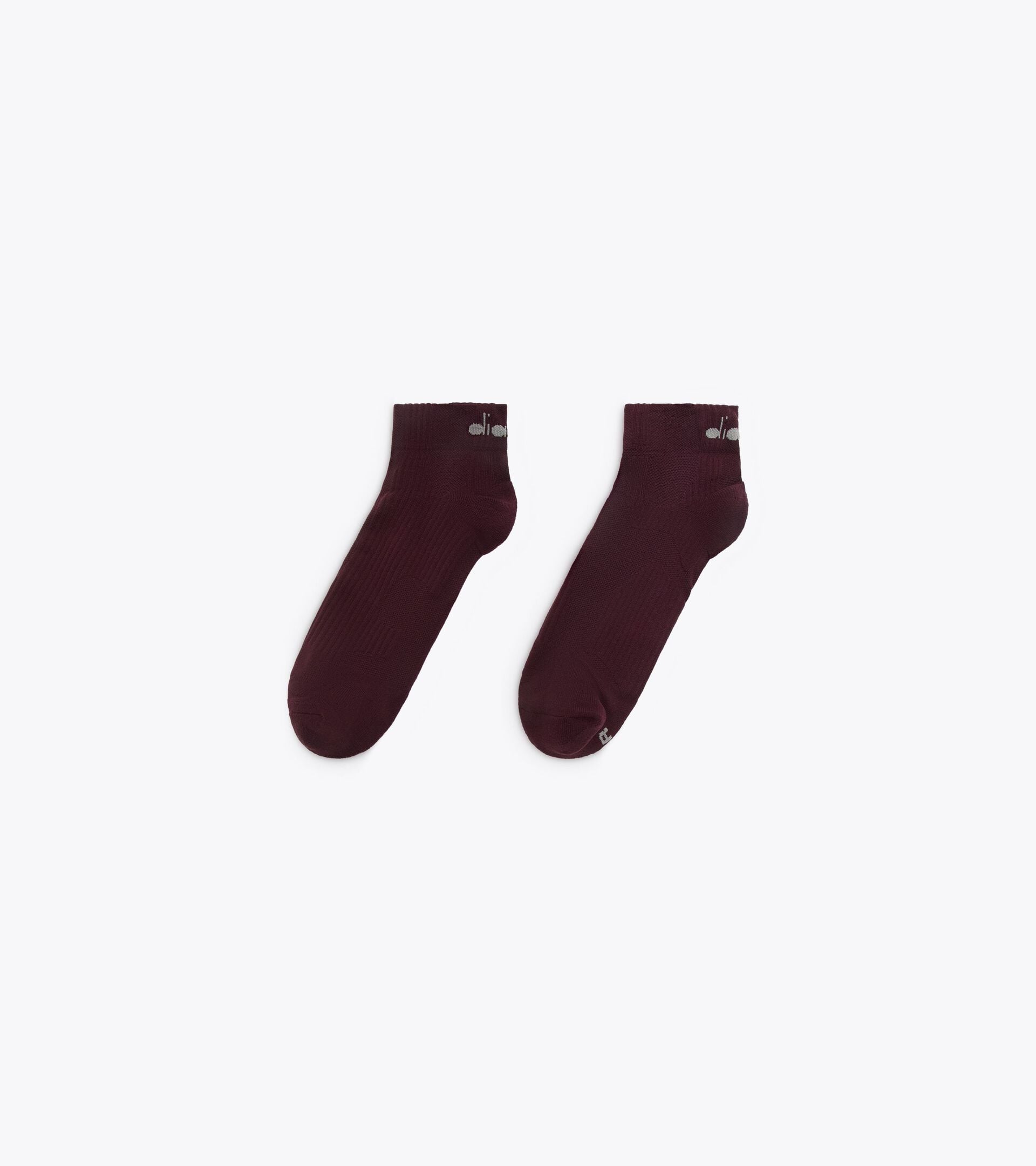 Running Socks CUSHION QUARTER SOCKS MAROON BANNER - Diadora