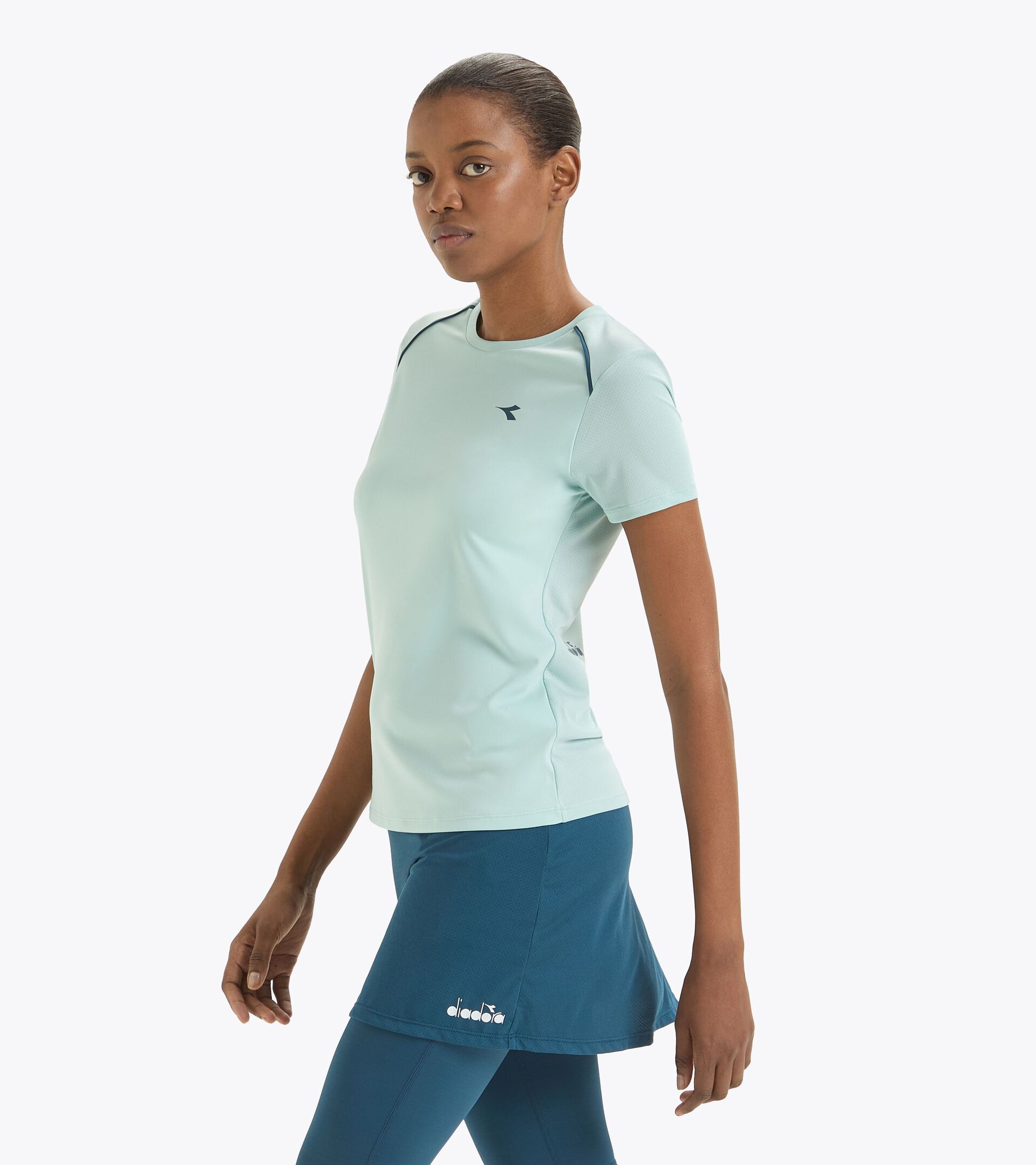 T-shirt de tennis - Femme L. SS T-SHIRT TENNIS SURF GOUTTELETTES - Diadora