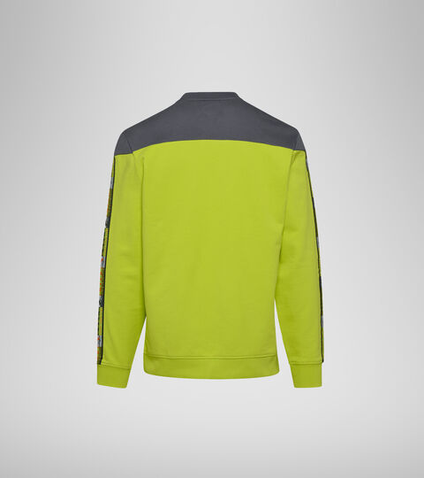 SWEATSHIRT CREW 5PALLE OFFSIDE V, LINDE PUNCH Sweater mit Rundhalsausschnitt - Unisex SWEATSHIRT CREW 5PALLE OFFSIDE V LINDE PUNCH - Diadora