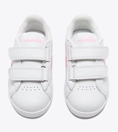 GAME P BALLET TD, WHITE/PINK LADY Sports shoes - Toddlers 1-4 years GAME P BALLET TD WHITE/PINK LADY - Diadora