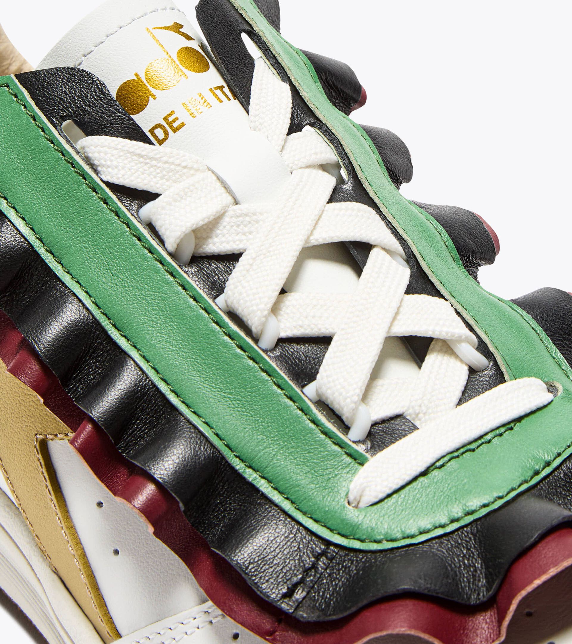 Sneakers Heritage en cuir - Femme B.ELITE ROUGE WN MULTICOLOR - Diadora