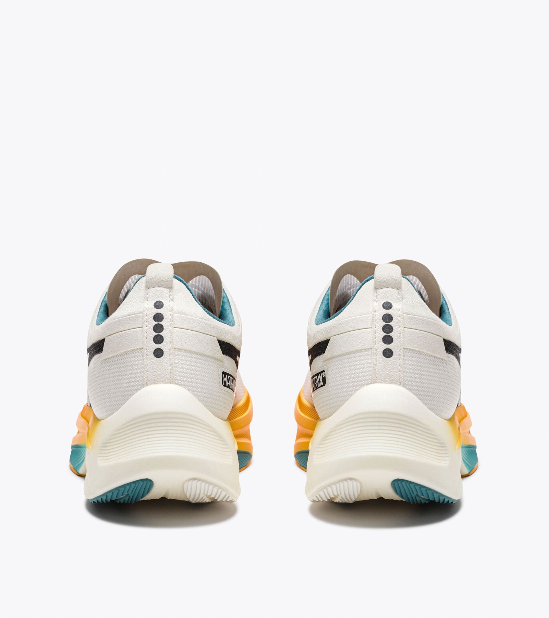 Chaussures de compétition sur route et piste - Fibre de carbone - Unisexe GARA CARBON BLC/NOIR/KUMQUAT - Diadora