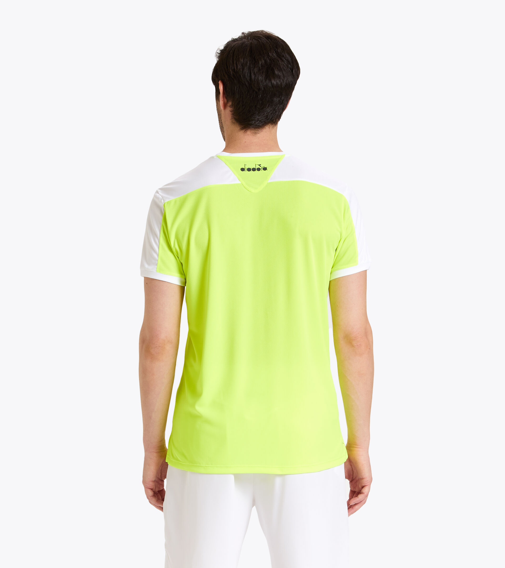 Tennis T-shirt - Men T-SHIRT COURT FLUO YELLOW DD - Diadora