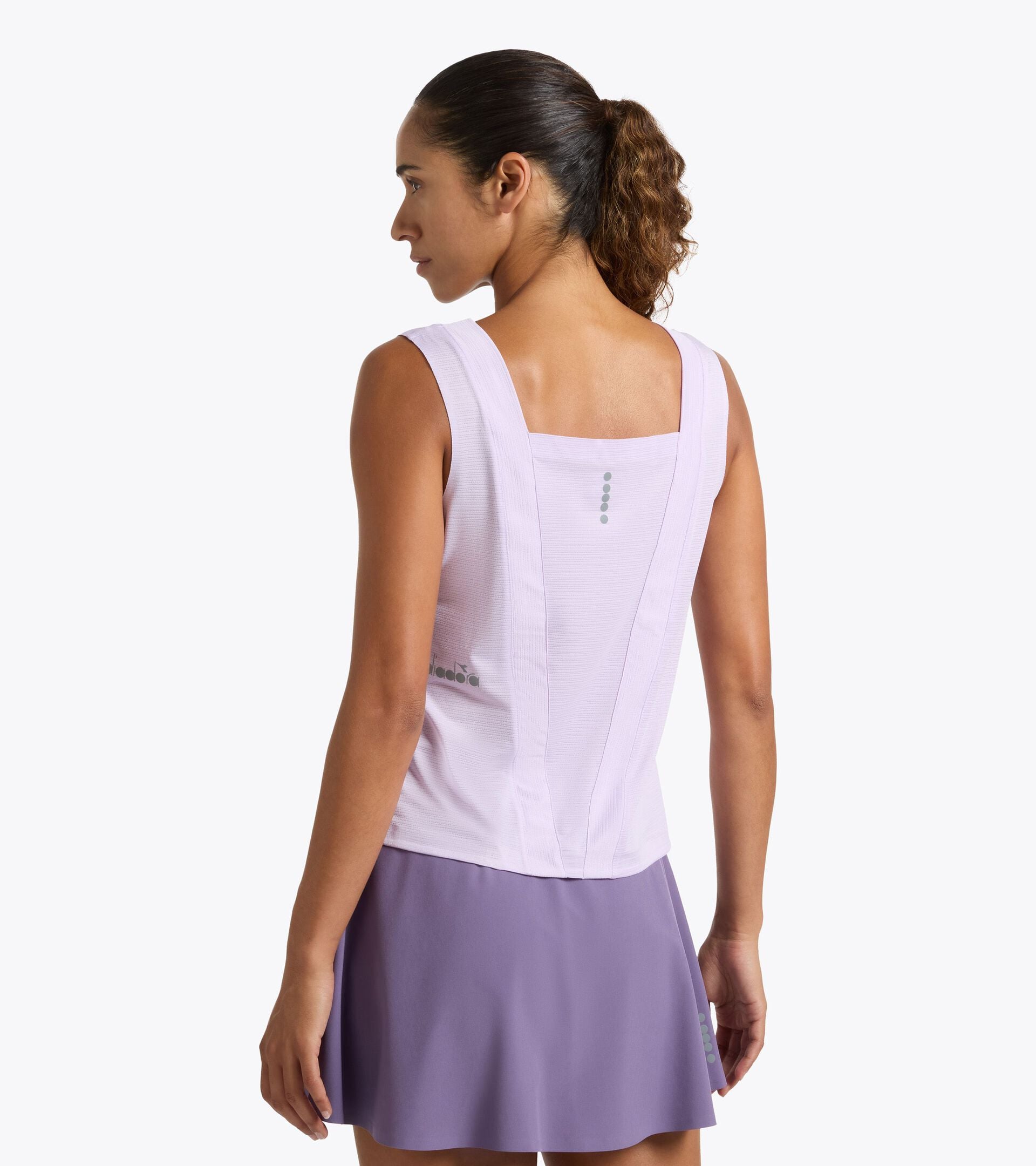 Technical Top with FIBRAZERO Technology - Racing - Women&rsquo;s L. TANK FIBRAZERO VIOLET ORCHID - Diadora