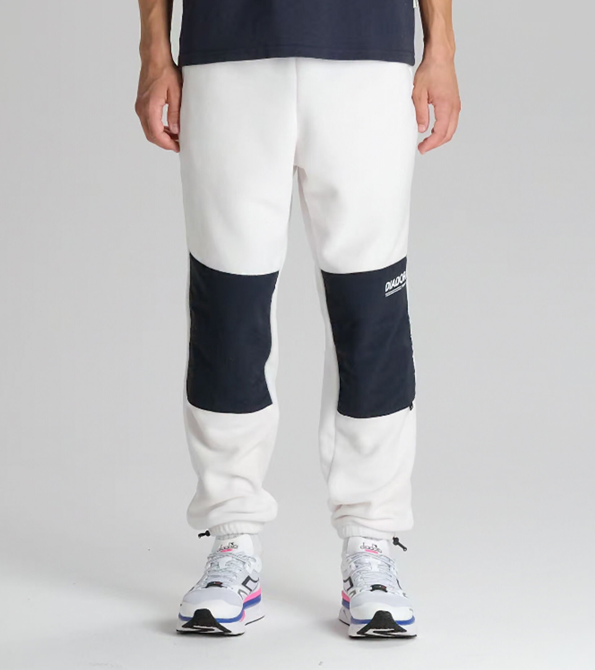 Legacy sporty pants - Made in Italy - All-Gender
 PANTS SHERPA LEGACY WHITE ALYSSUM - Diadora