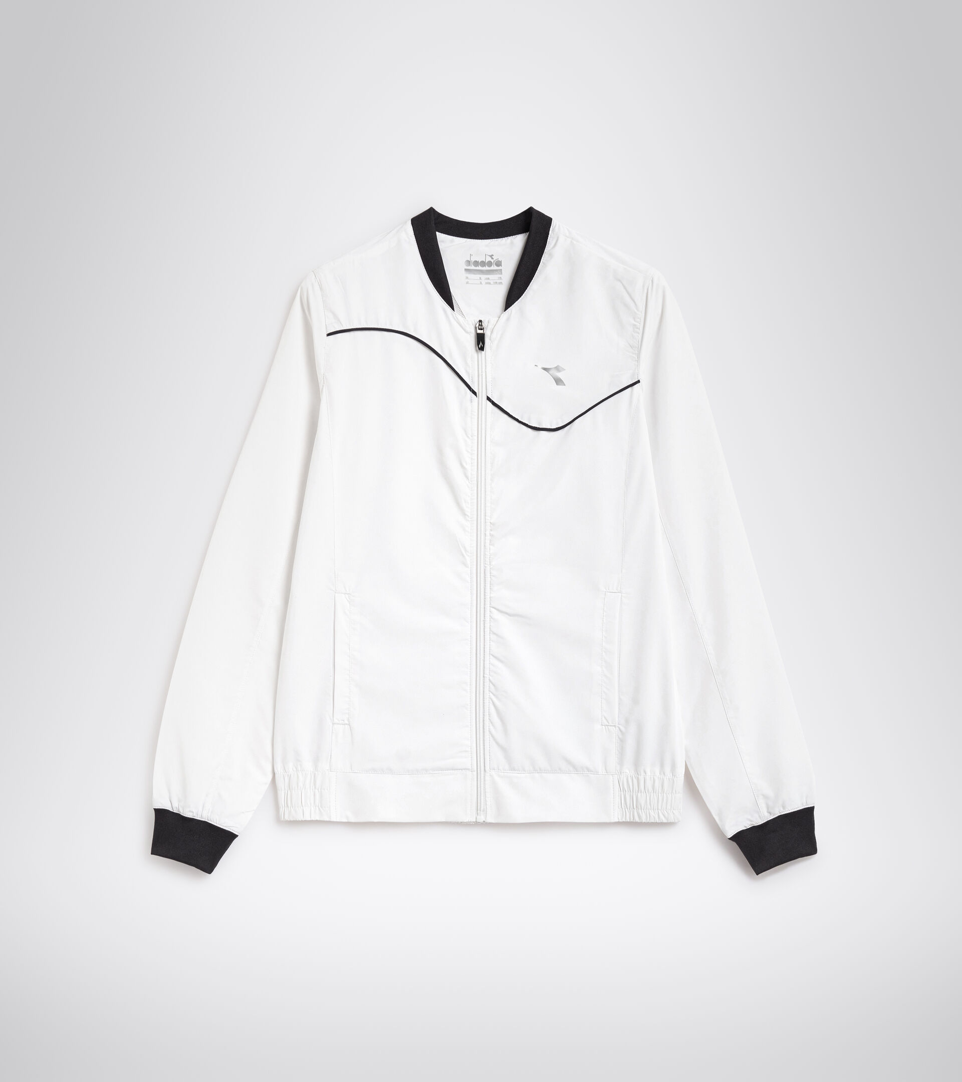 Tennis jacket - Women L. JACKET COURT OPTICAL WHITE - Diadora
