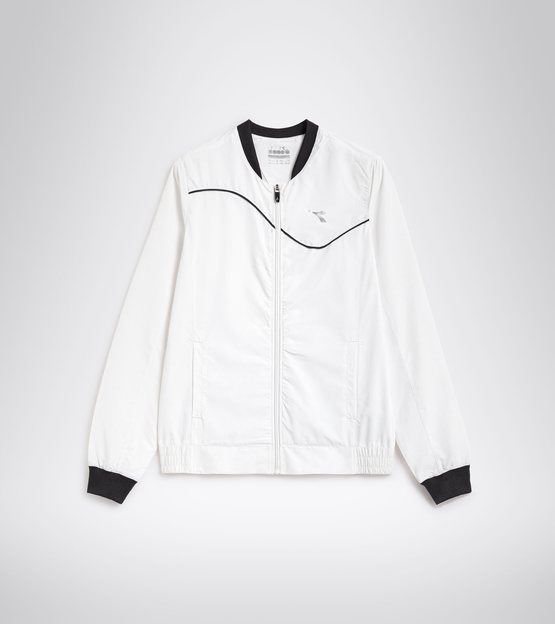 Veste de tennis - Femme L. JACKET COURT BLANC VIF - Diadora