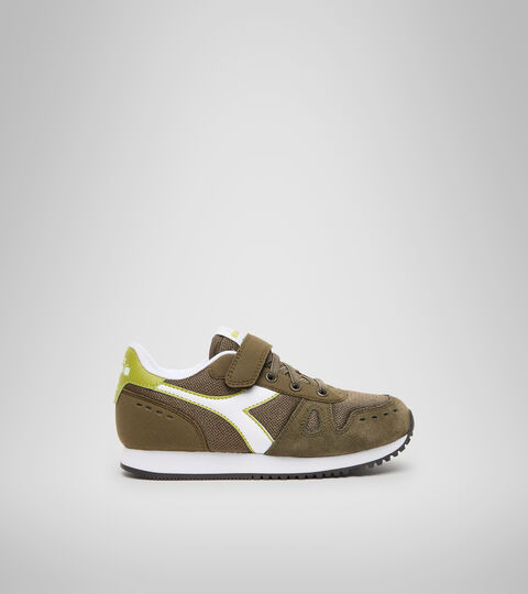 Sports shoes - Kids 4-8 years SIMPLE RUN PS OLIVE GREEN - Diadora