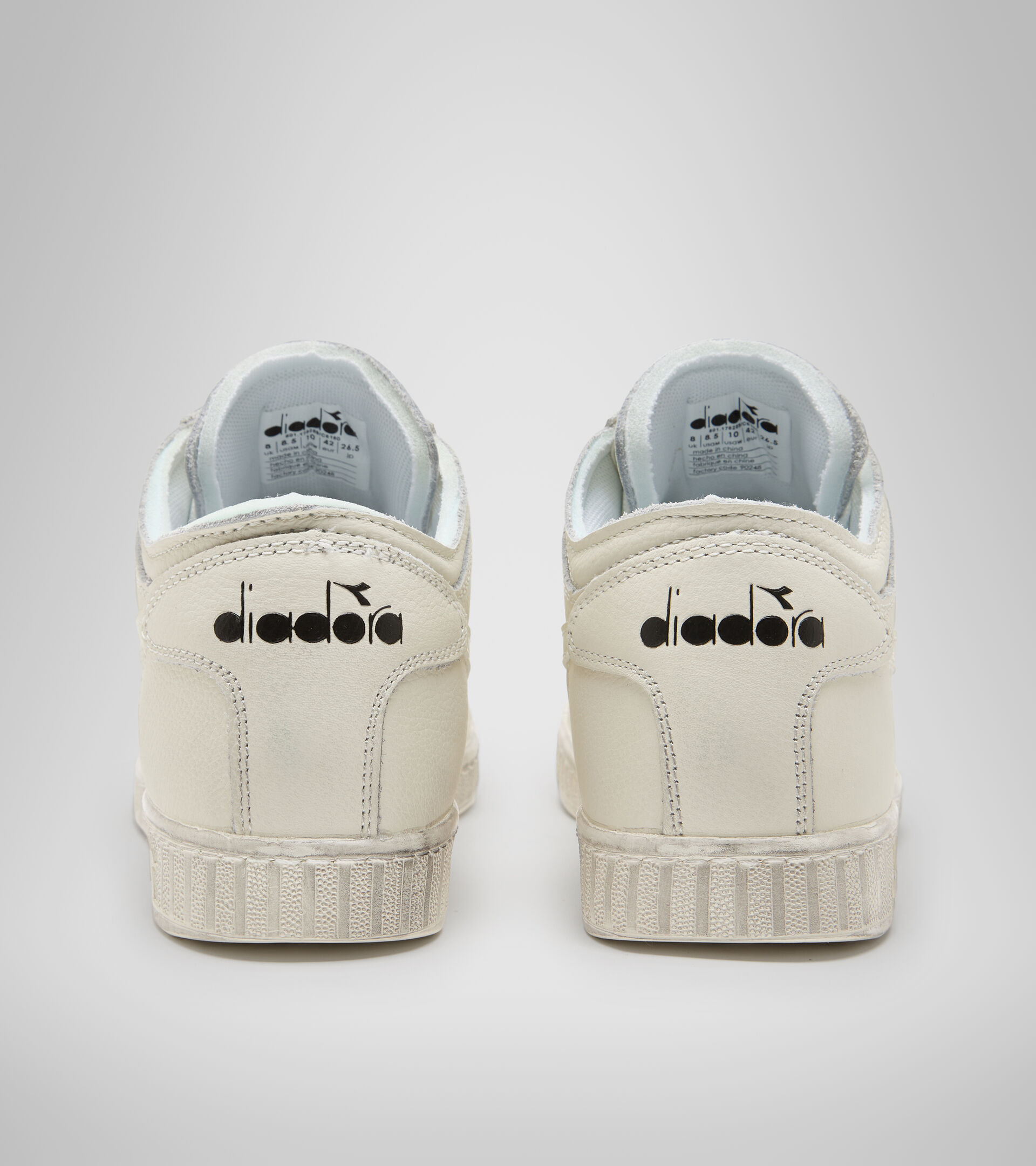 Sports shoes - Unisex GAME L WAXED ROW CUT WHITE/WHITE/WHITE - Diadora