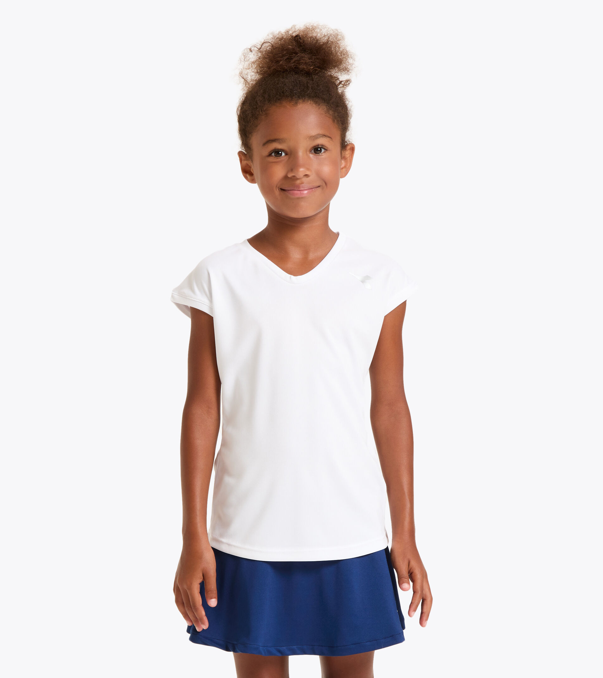 Tennis-T-Shirt - Junior G. T-SHIRT TEAM STRAHLEND WEISSE - Diadora