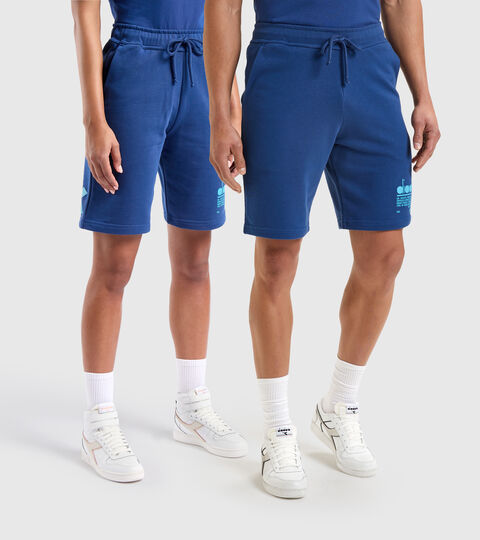 Bermudas aus aufgerauter Baumwolle - Unisex BERMUDA MANIFESTO GUTBLAU - Diadora