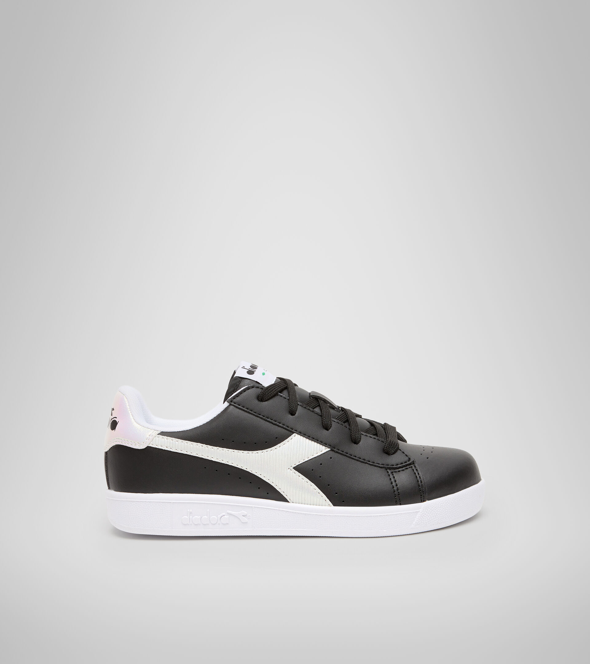 Sportschuh - Jugendliche 8-16 Jahre GAME P GS GIRL SCHWARZ/WEISS - Diadora