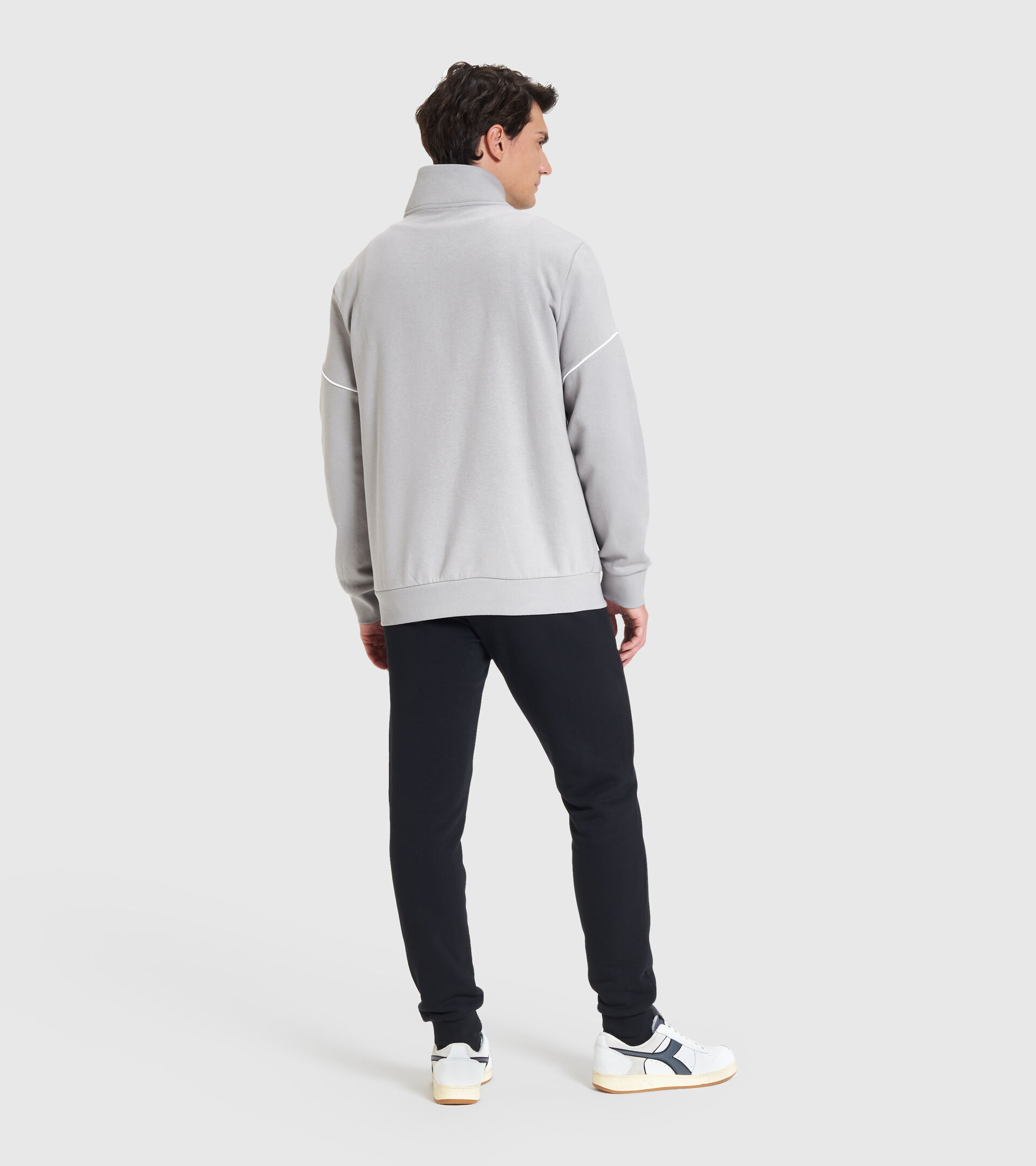 Tracksuit - Men TRACKSUIT FZ CORE GRAY MOUSE - Diadora