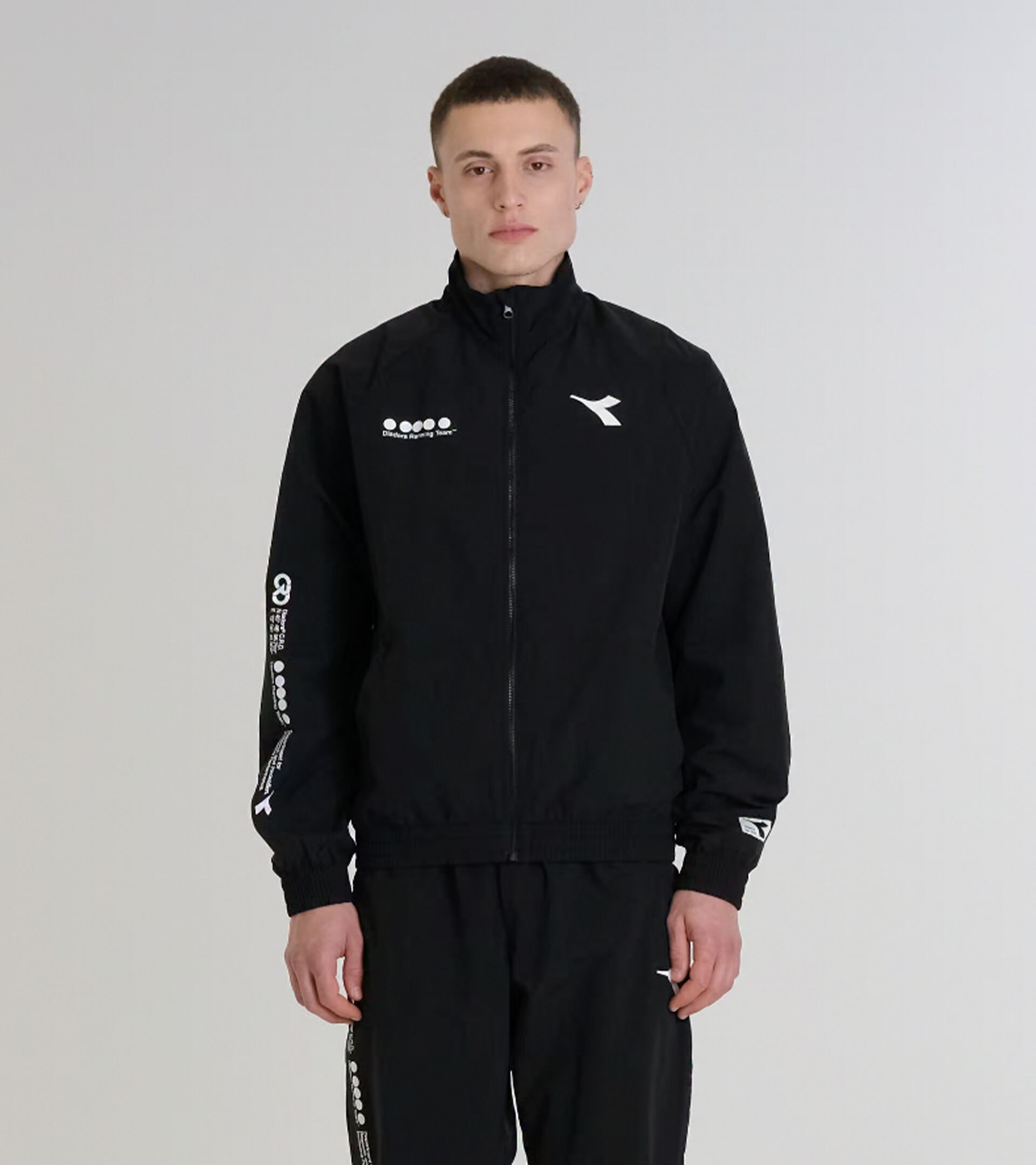 Polyamide Track Jacket - Cross category - All-gender TRACK JACKET SPORTS BLACK - Diadora