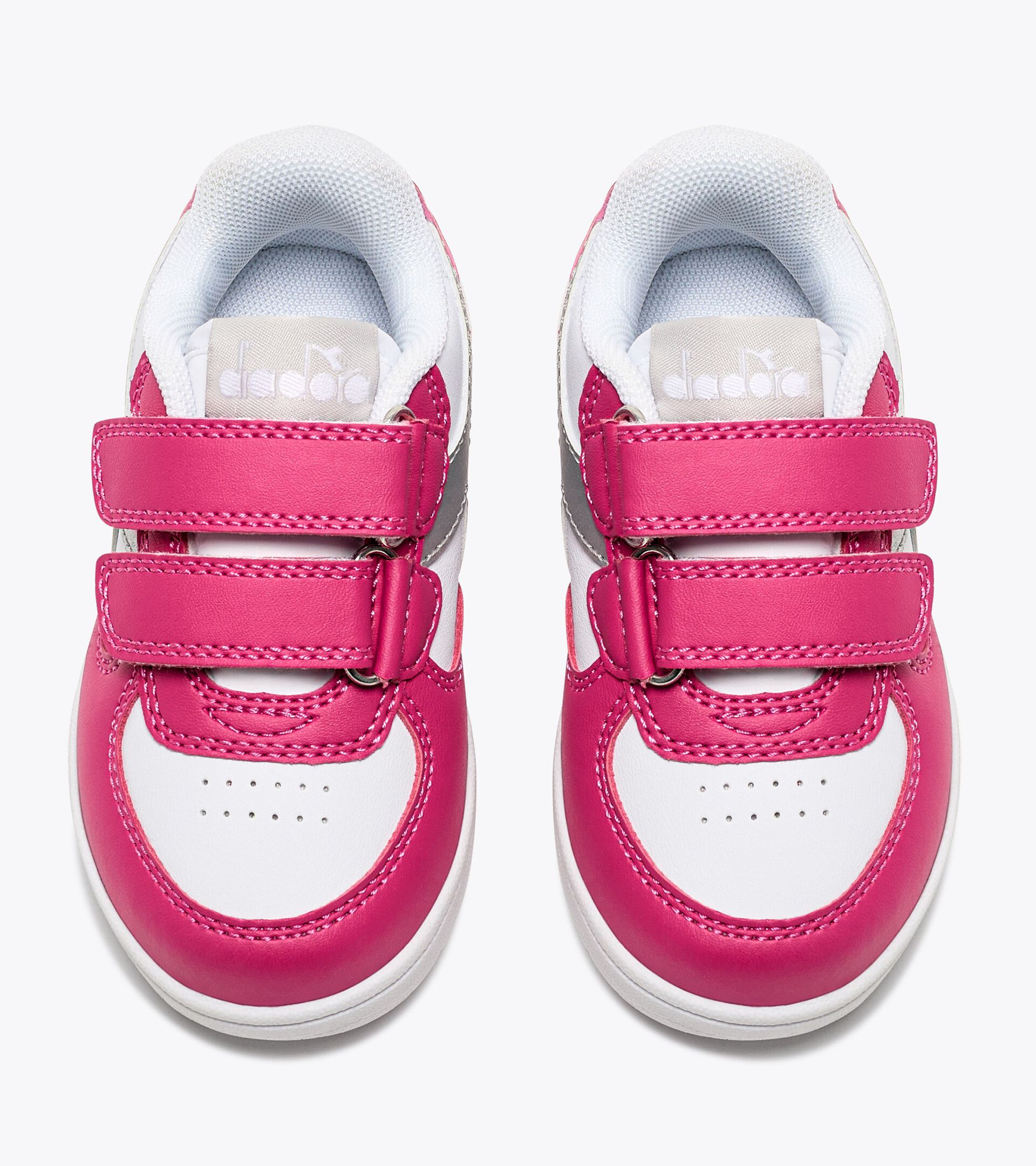 Sports shoes - Toddlers 1-4 years RAPTOR LOW TD PINK YARROW/SILVER - Diadora