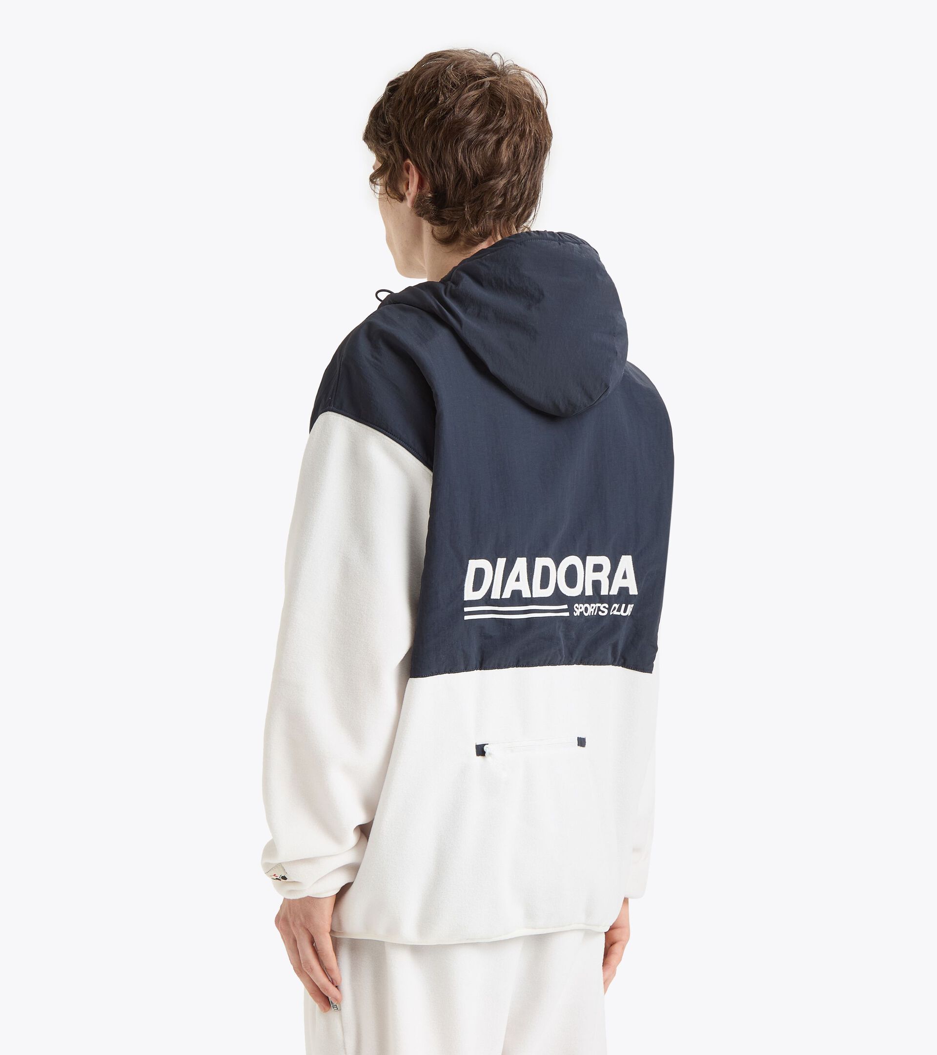 Legacy hoodie - Made in Italy - All-Gender HOODIE SHERPA LEGACY BLUE DENIM - Diadora