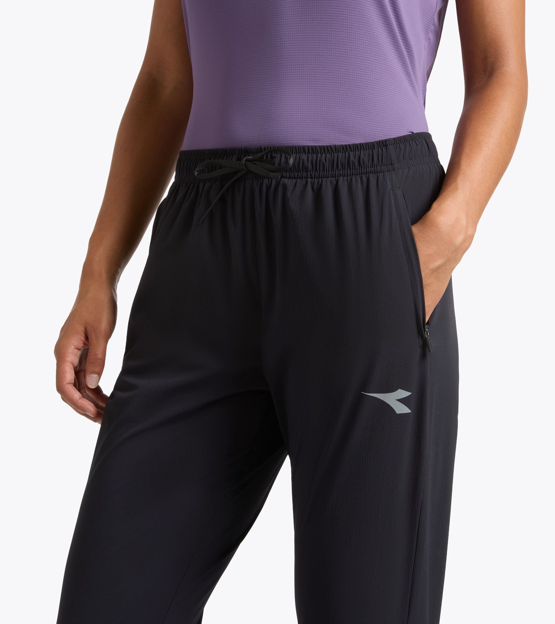 Running Trousers - Training - Women&rsquo;s L. TECH PANTS BLACK - Diadora