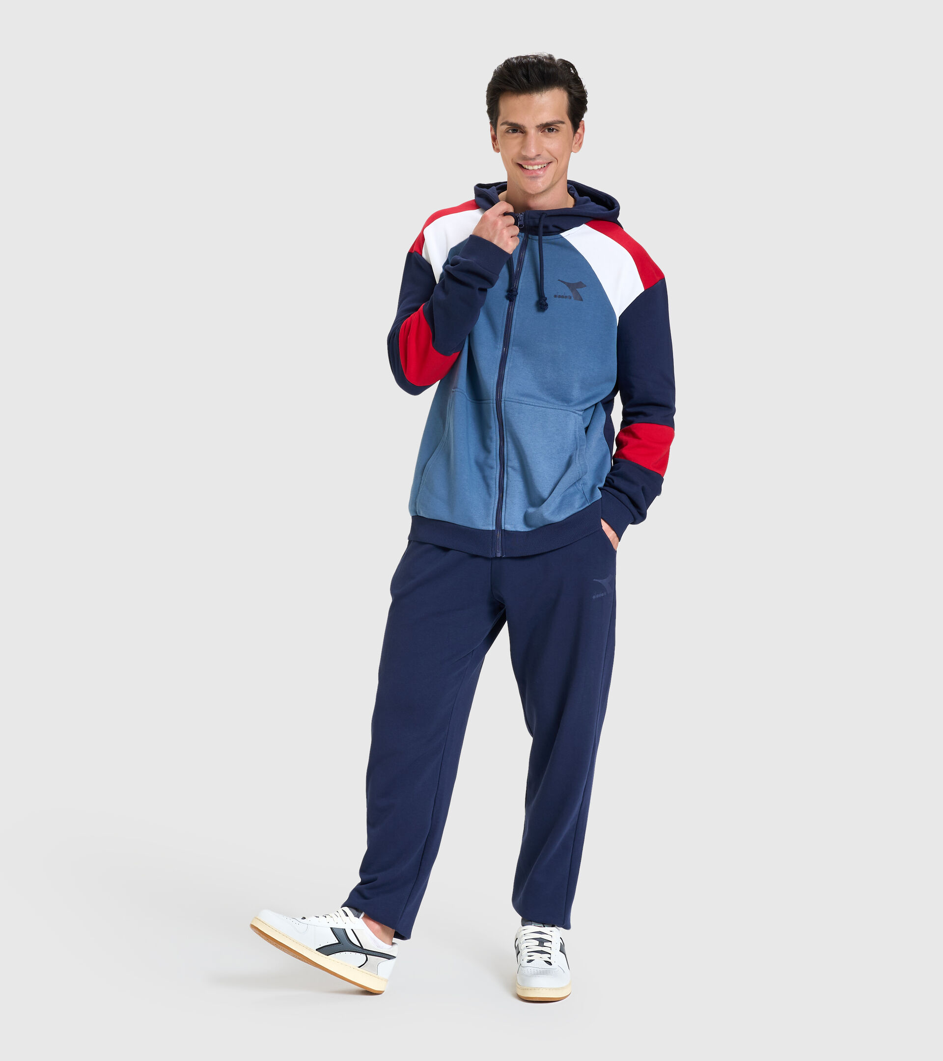 Tracksuit - Men TRACKSUIT HD FZ CORE CLASSIC NAVY - Diadora