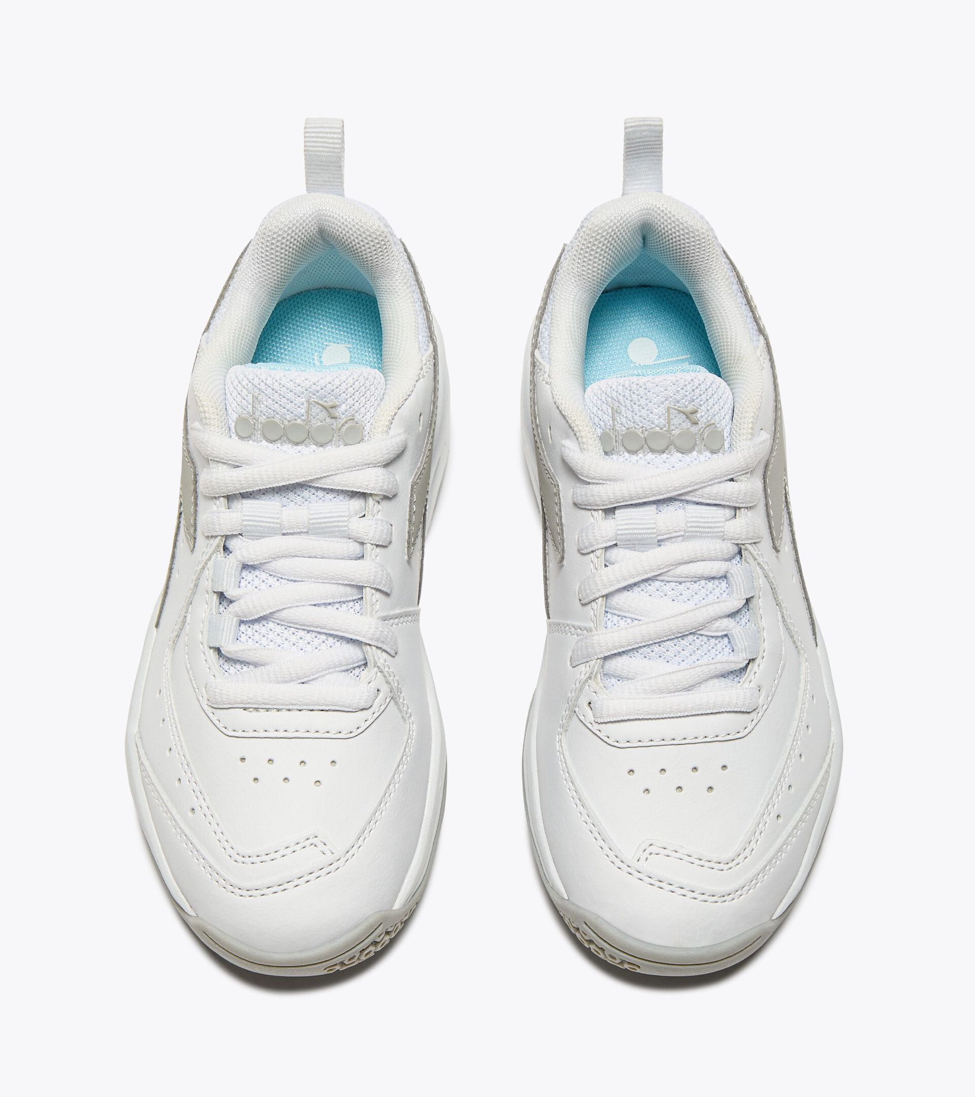 Zapatillas de tenis - Niños/niñas y adolescentes S. CHALLENGE 5 SL JR BLANCO/PLATA  (C6103) - Diadora