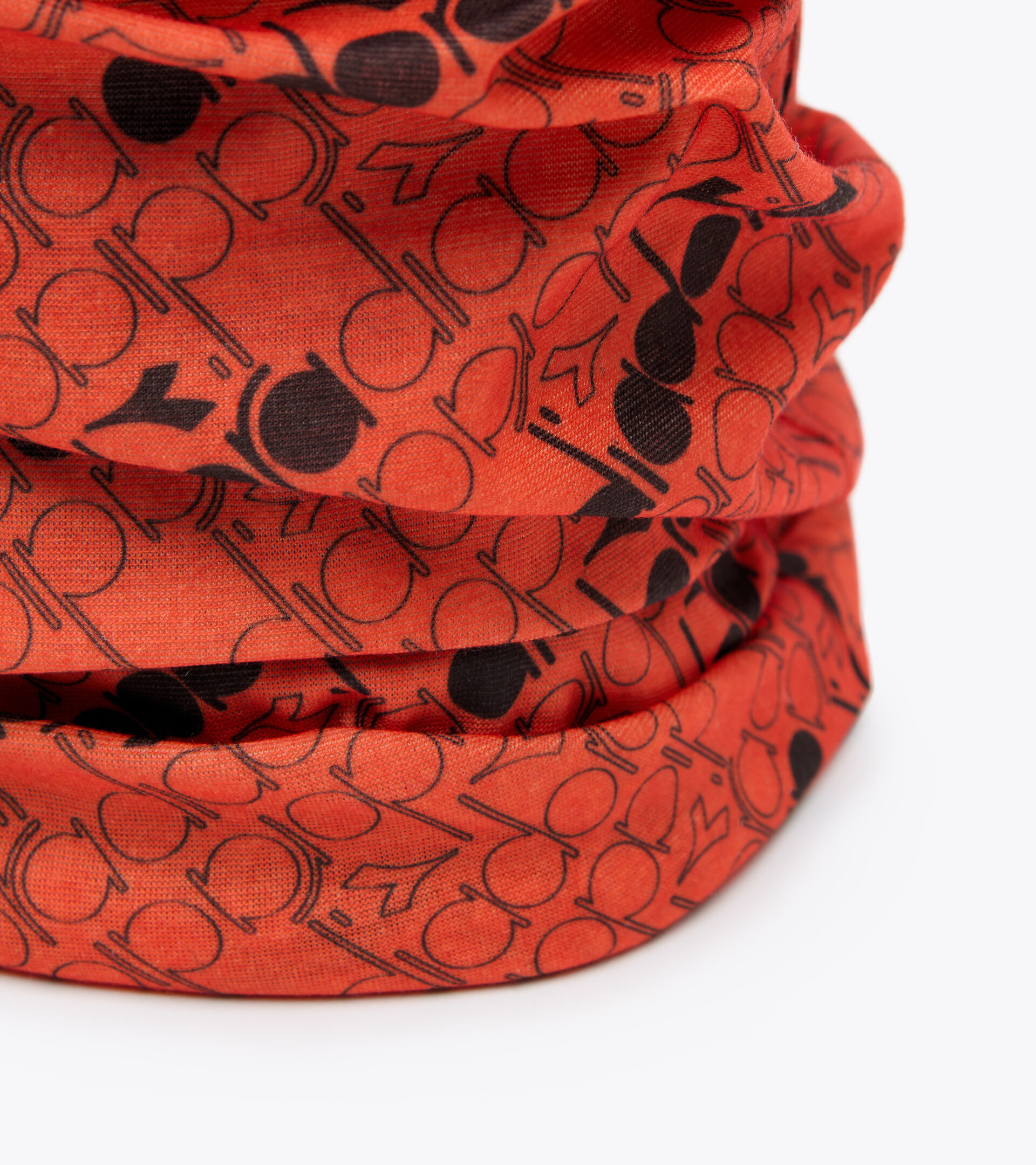Accessories Sport UNISEX MULTI HEADBAND ALL OVER ROSSO GIGLIO TIGRATO Diadora