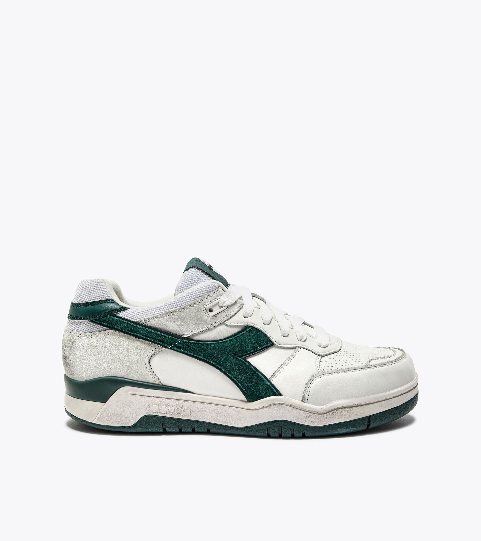 Heritage leather sneaker - All-Gender B.560 USED WHTIE/BISTRO GREEN - Diadora